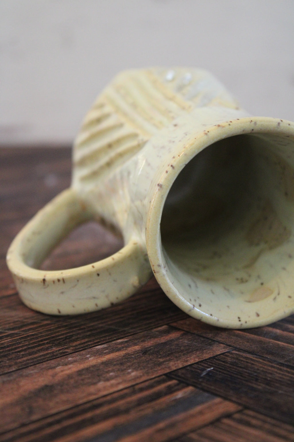 Canary Criss Cross Mug