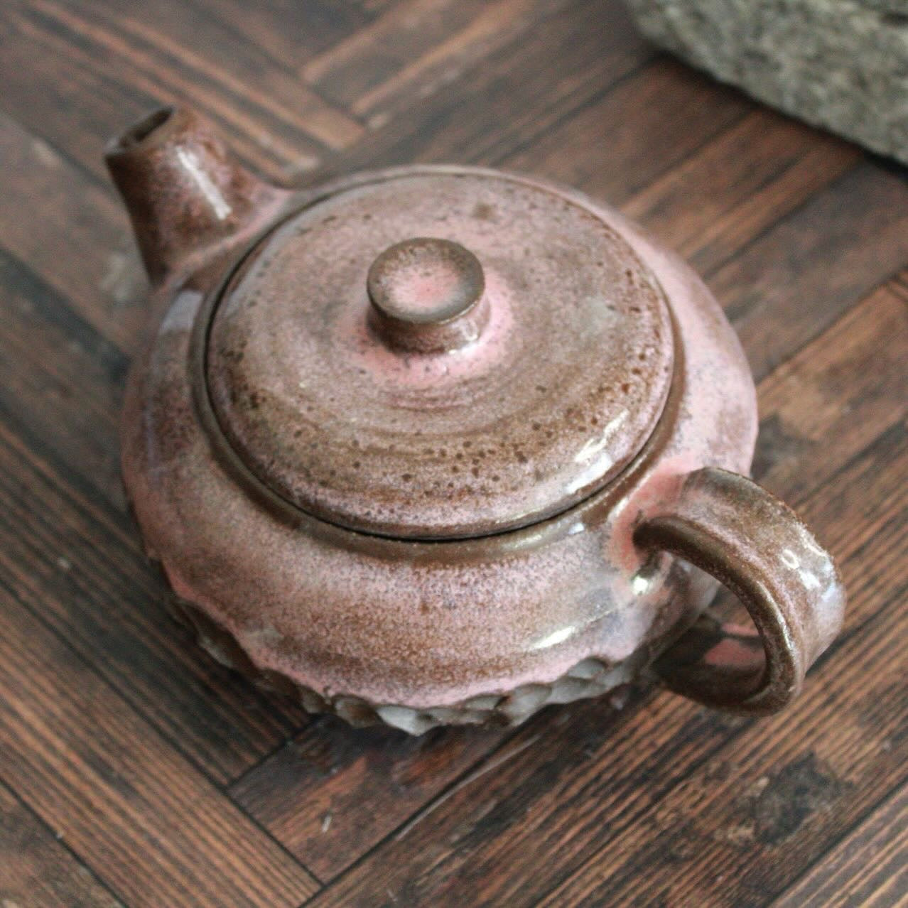 Pink Rocks Tea Pot