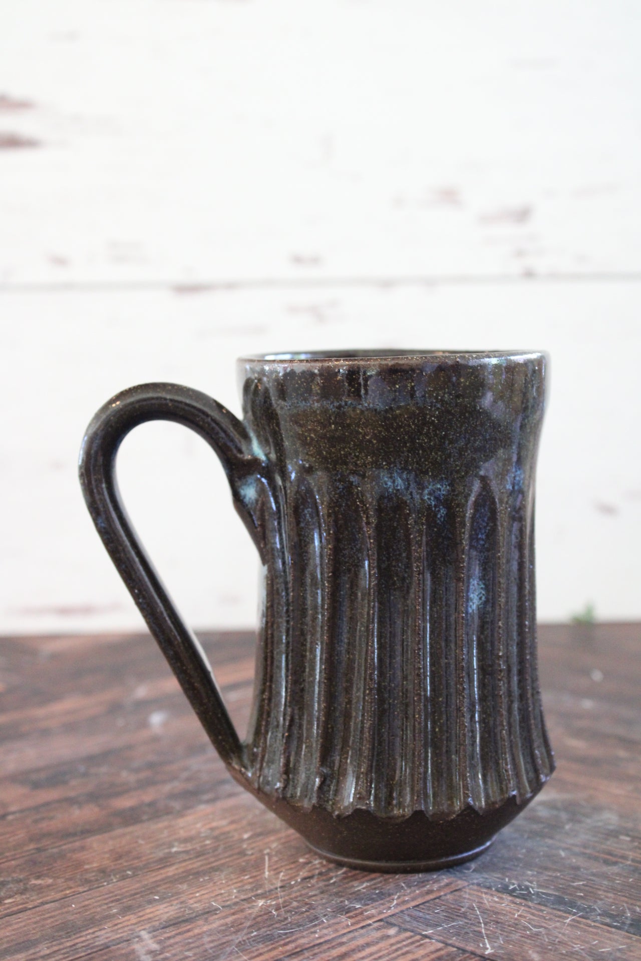 Midnight Sky Carved Mug