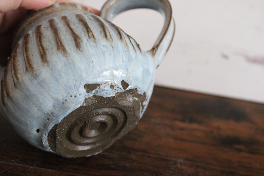 Snowy Lines Personal Tea Pot