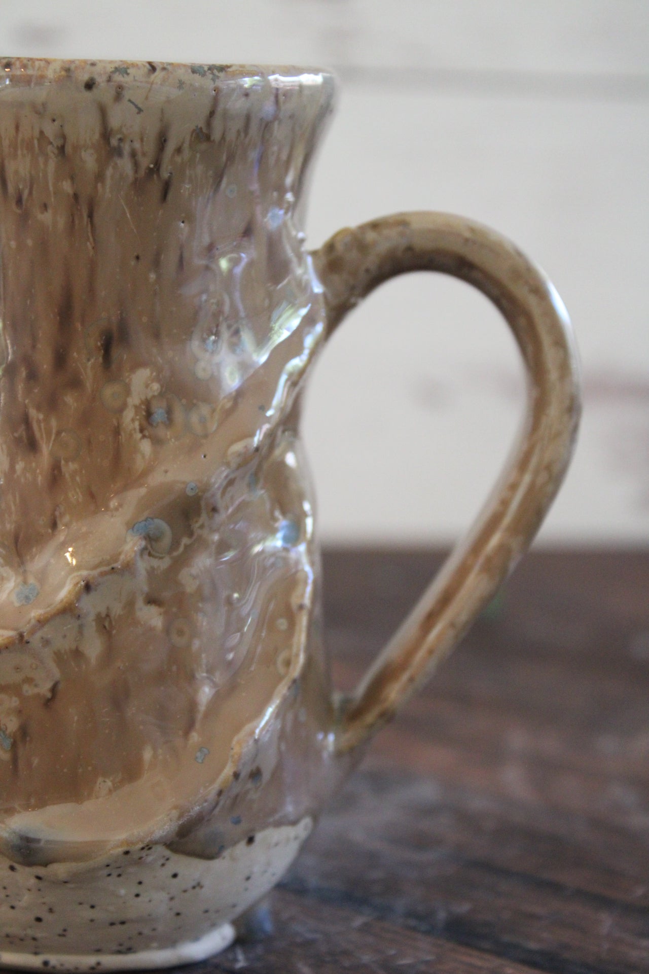 Rainbow Wave Sculpture Mug