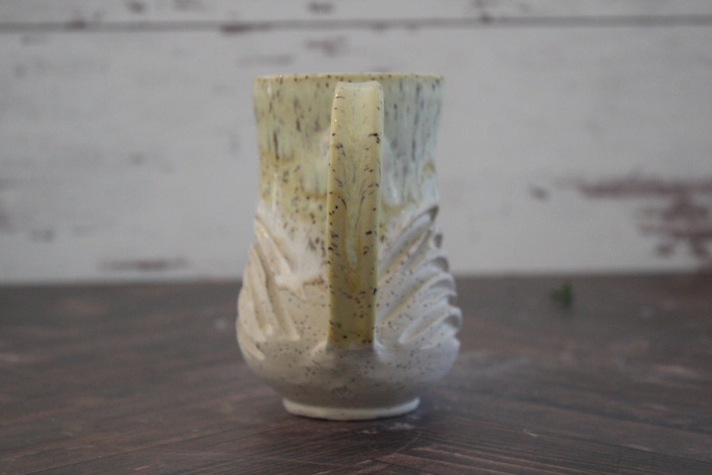 Canary Wave Lines Mug