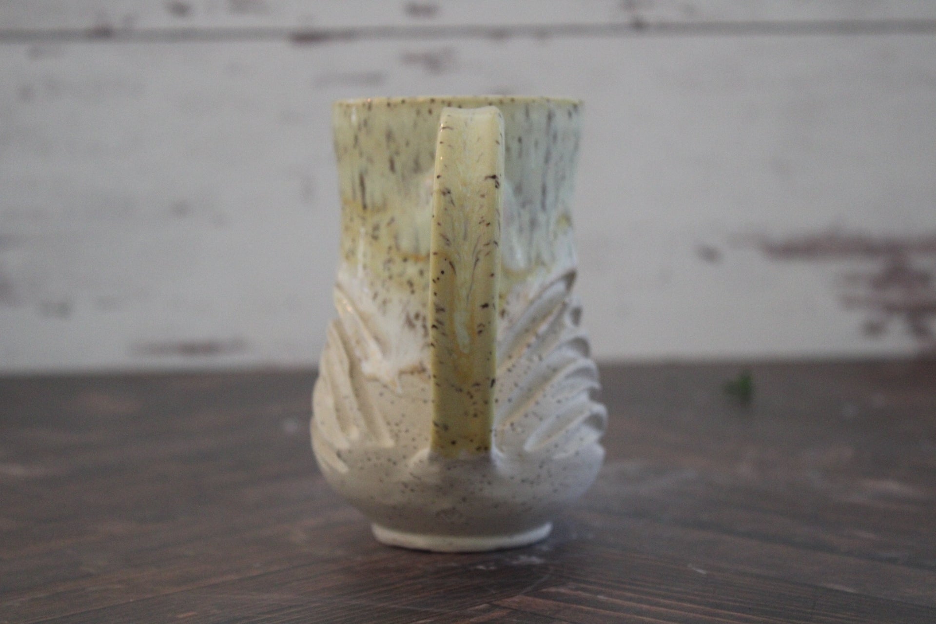 Canary Wave Lines Mug