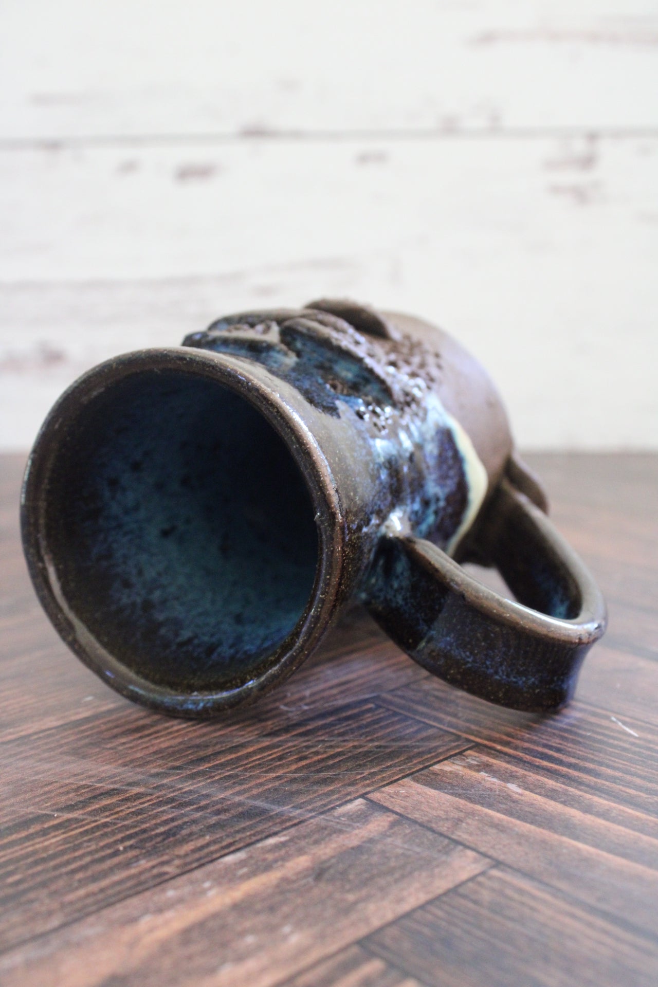 Bioluminecent Fungi Sculpture Mug
