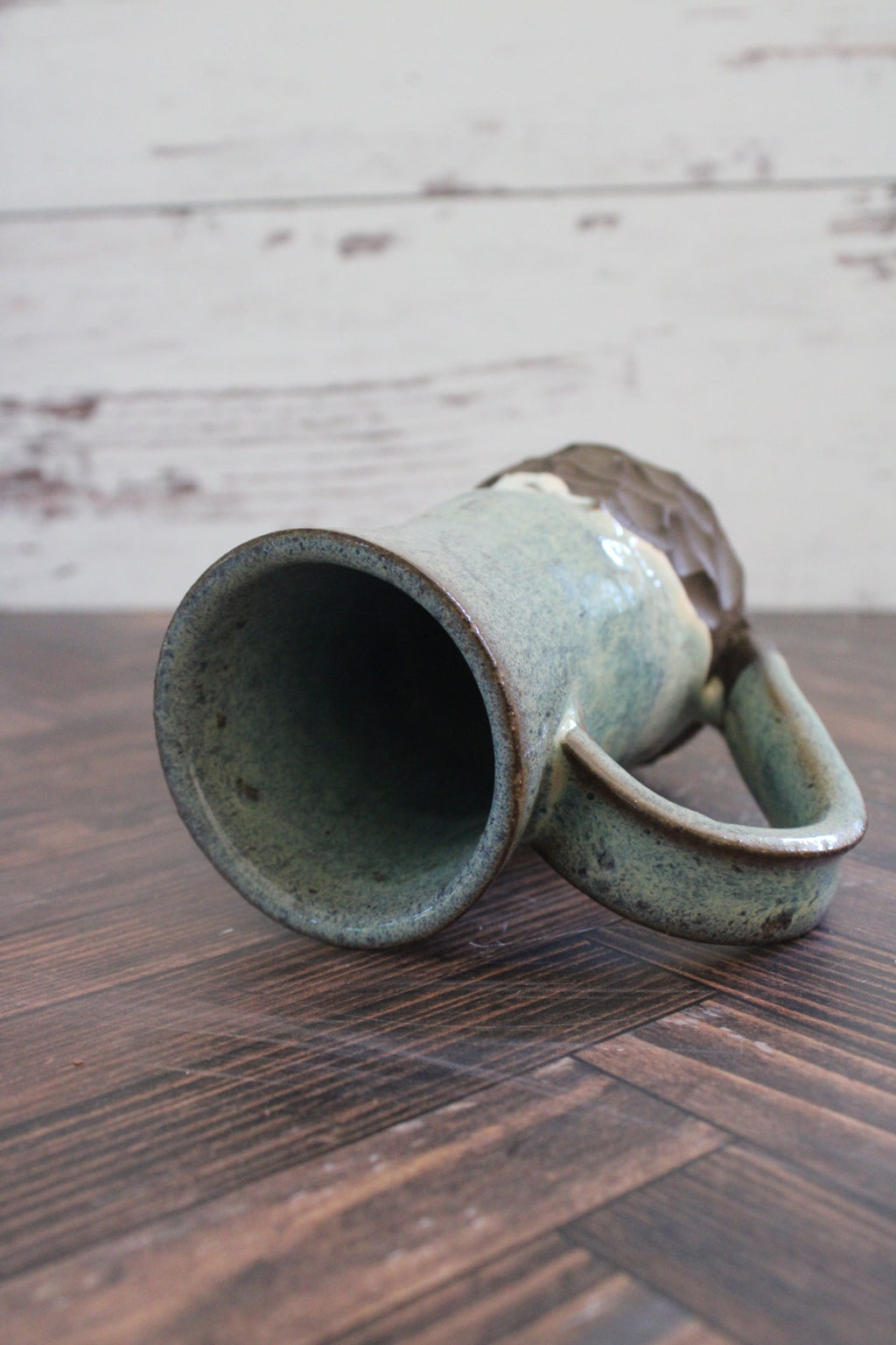 Midnight Sand Carved Mug
