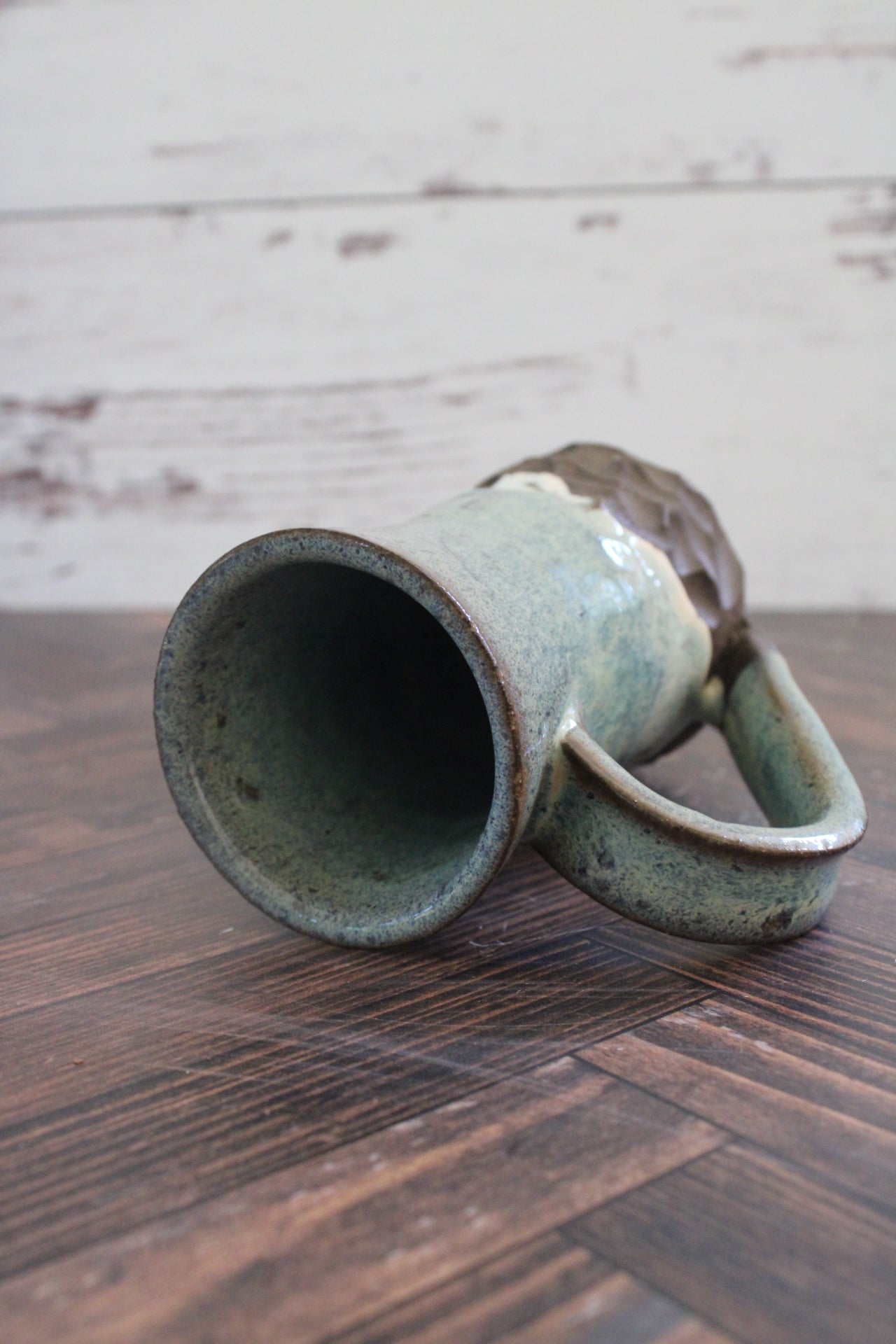 Midnight Sand Carved Mug
