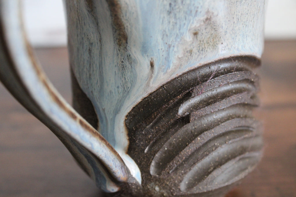 Dark Skies Carved Mug