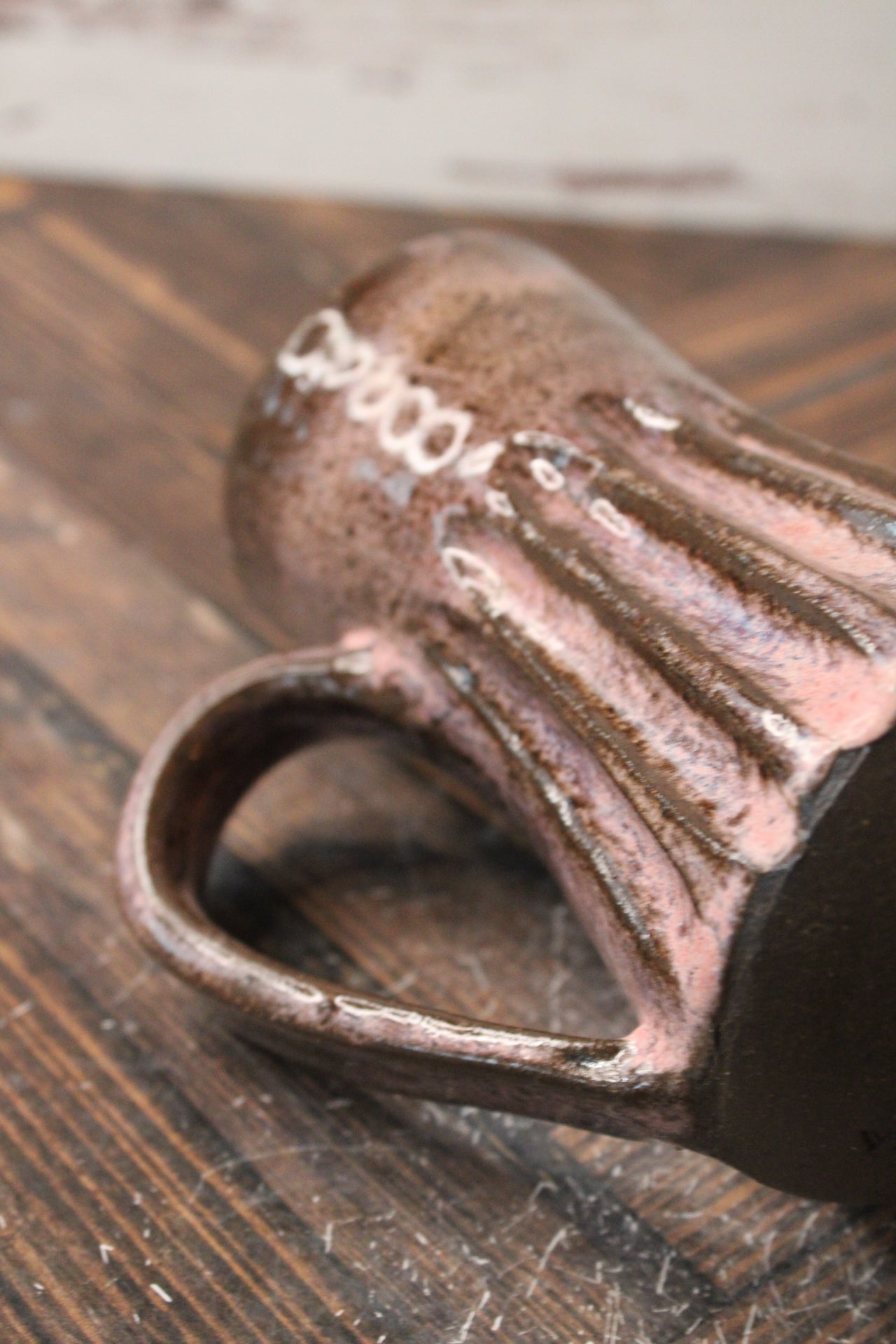 Pink Thick Lines Mug