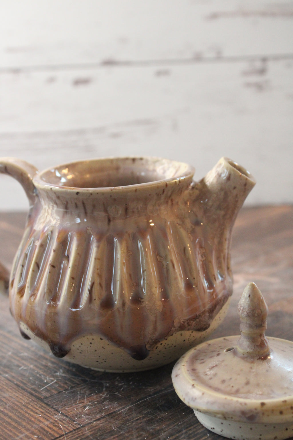 Personal Antique Pearl Tea Pot