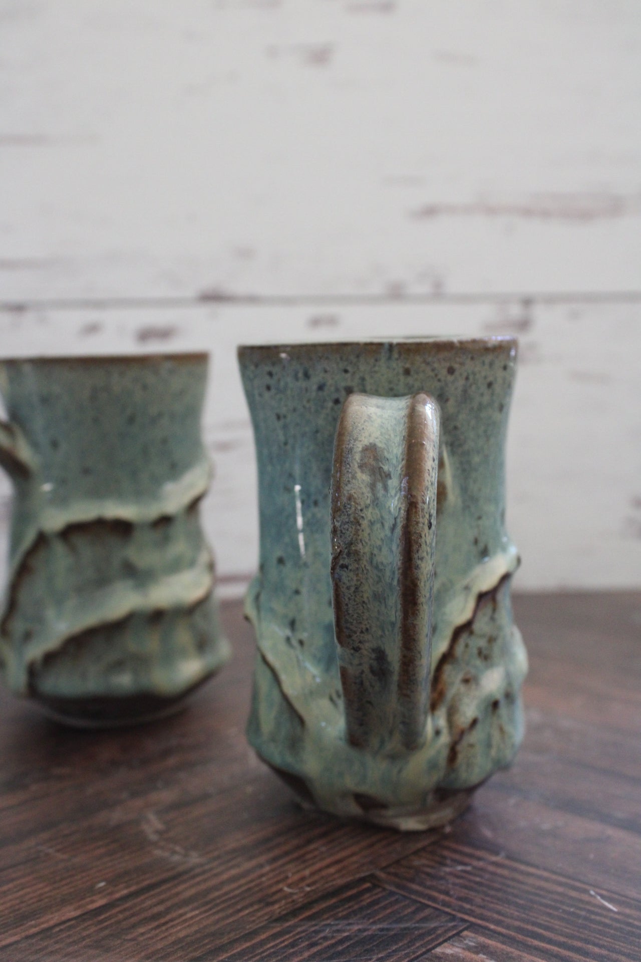Sea Foam Wave Sculpture Mug