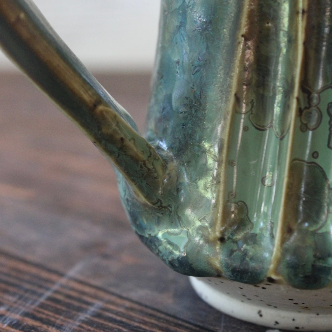 Forest Thick Lines Carved Mug