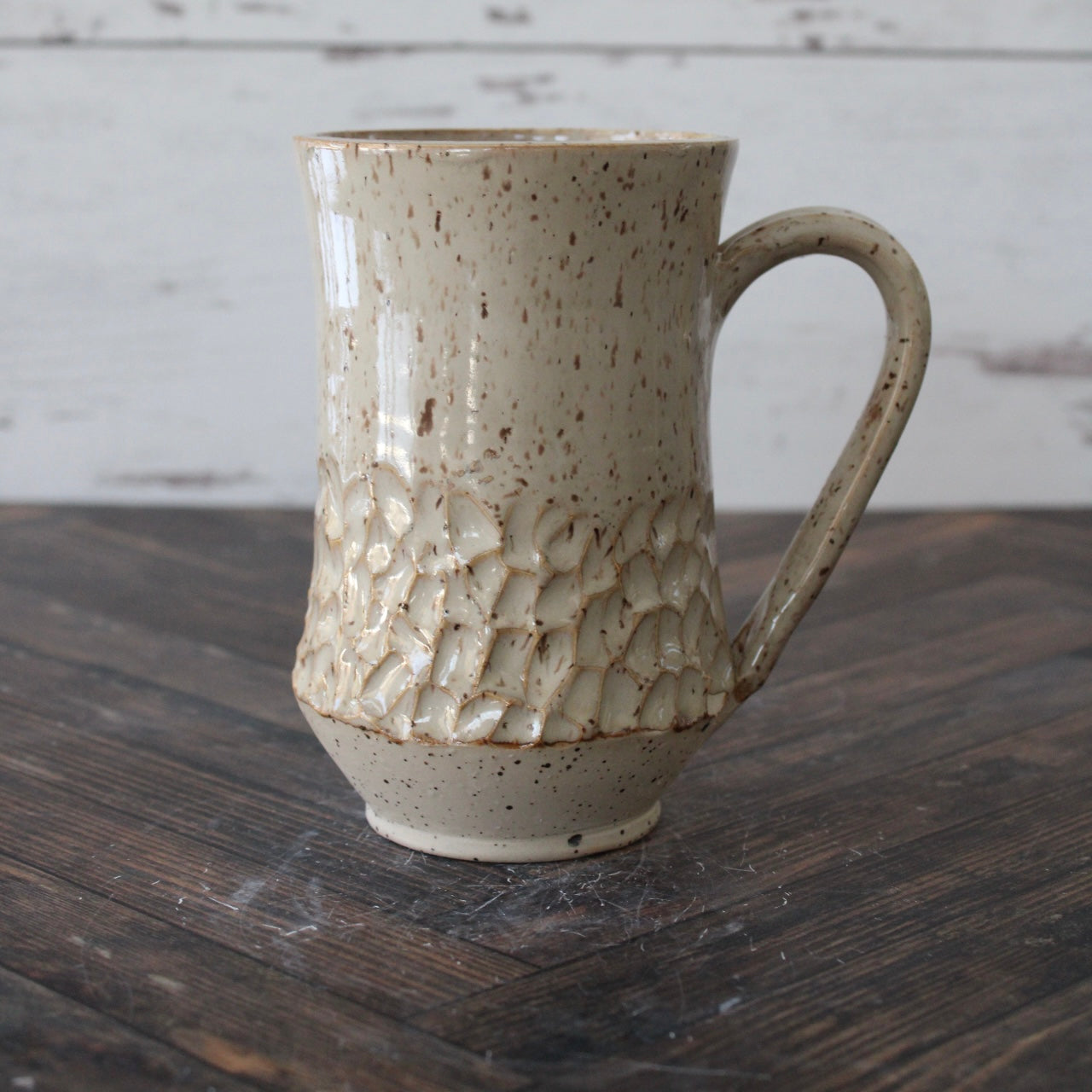 Living Birch Carved Mug