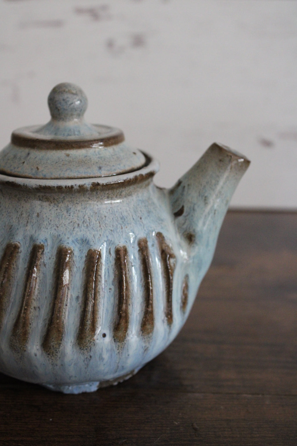 Snowy Lines Personal Tea Pot