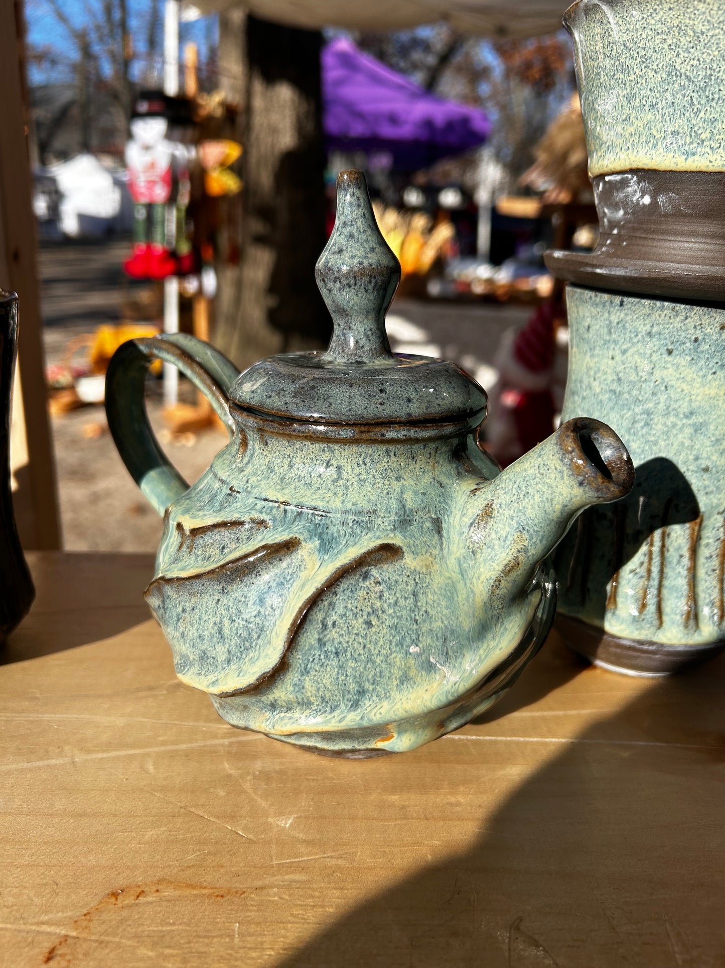 Make waves personal tea pot