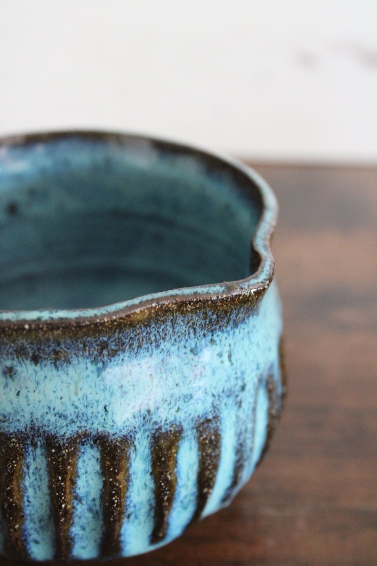 Bioluminesence Thick Lines Tea Bowl