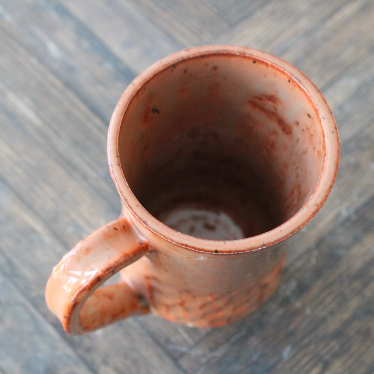 Hibiscus Rocks Carved Mug