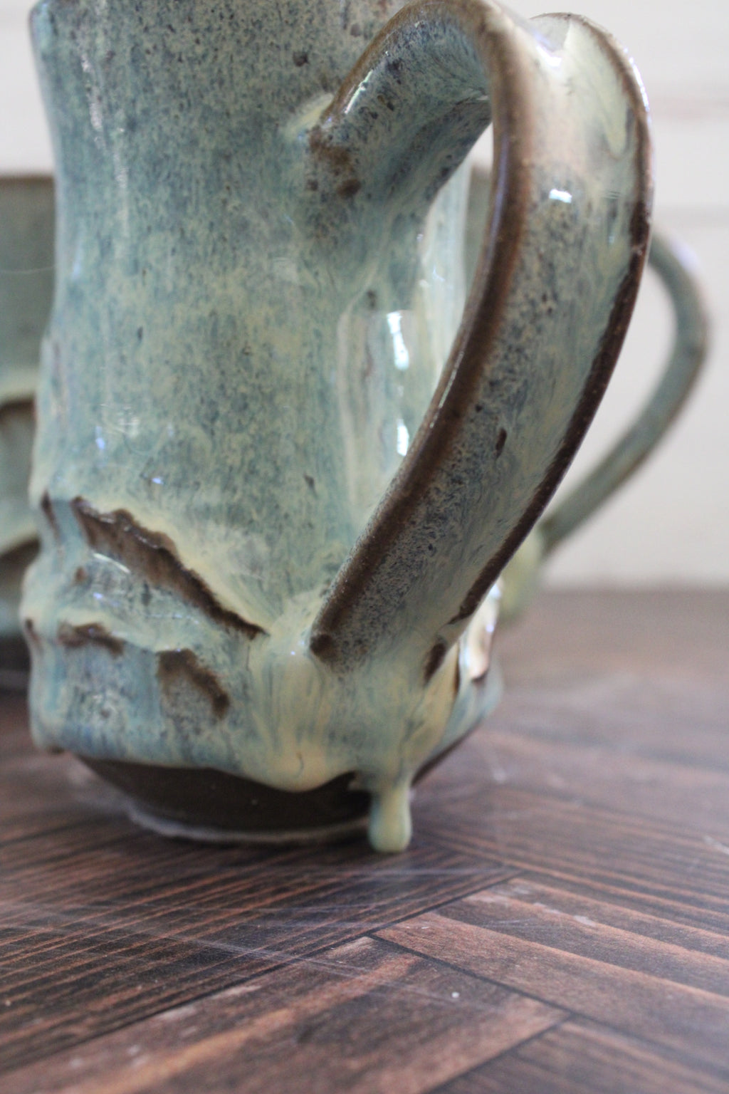 Sea Foam Wave Sculpture Mug