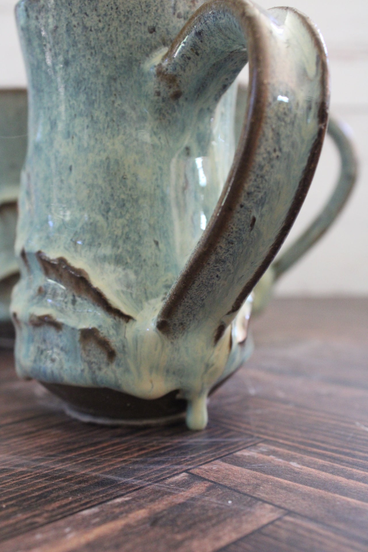 Sea Foam Wave Sculpture Mug