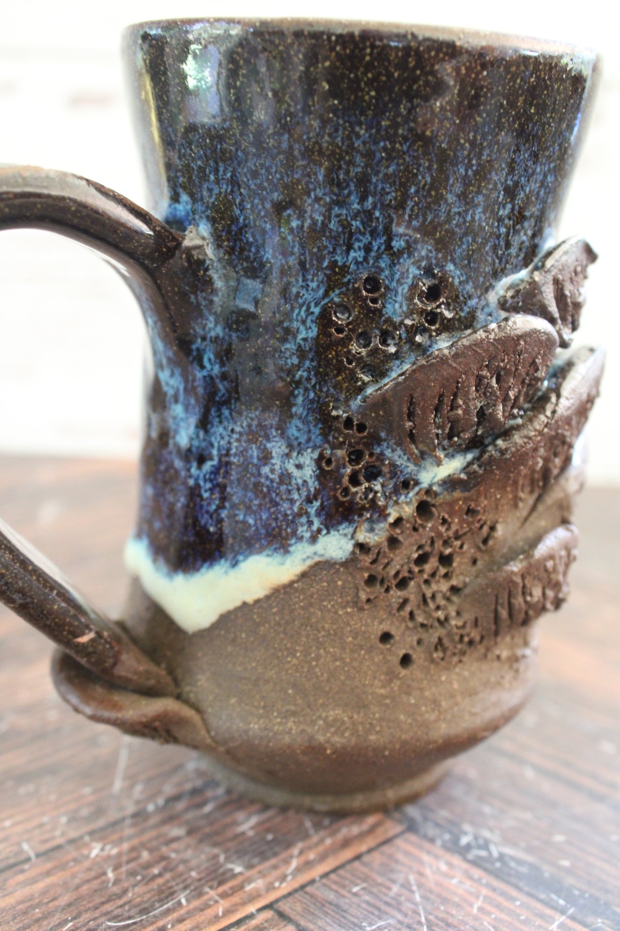 Bioluminecent Fungi Sculpture Mug