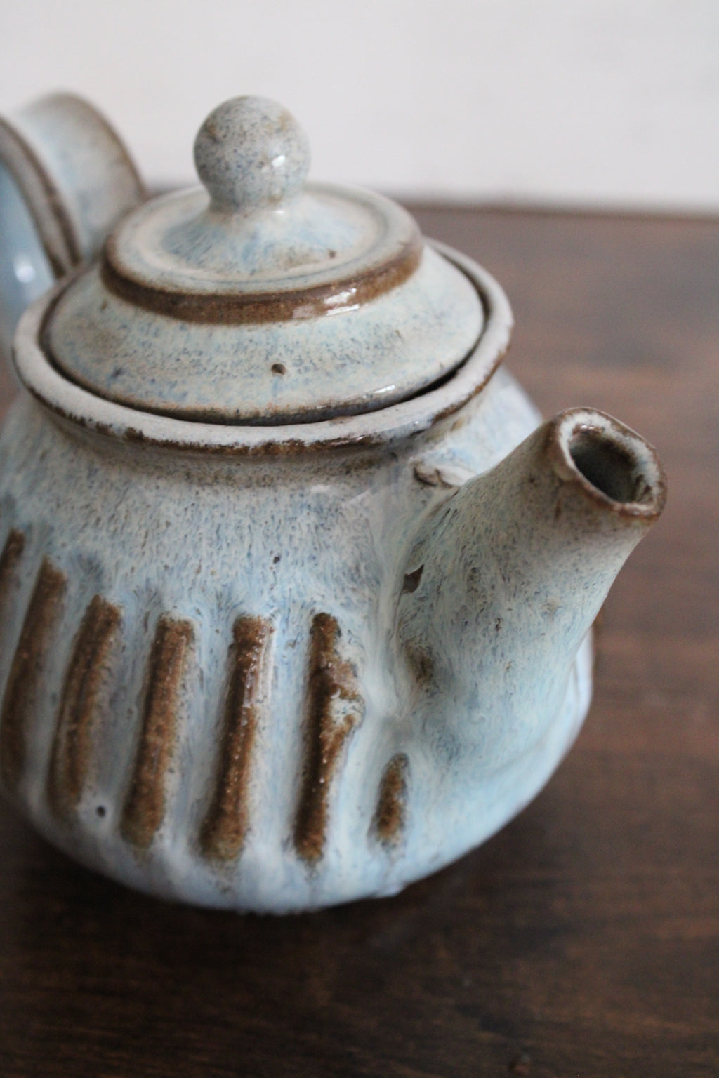 Snowy Lines Personal Tea Pot