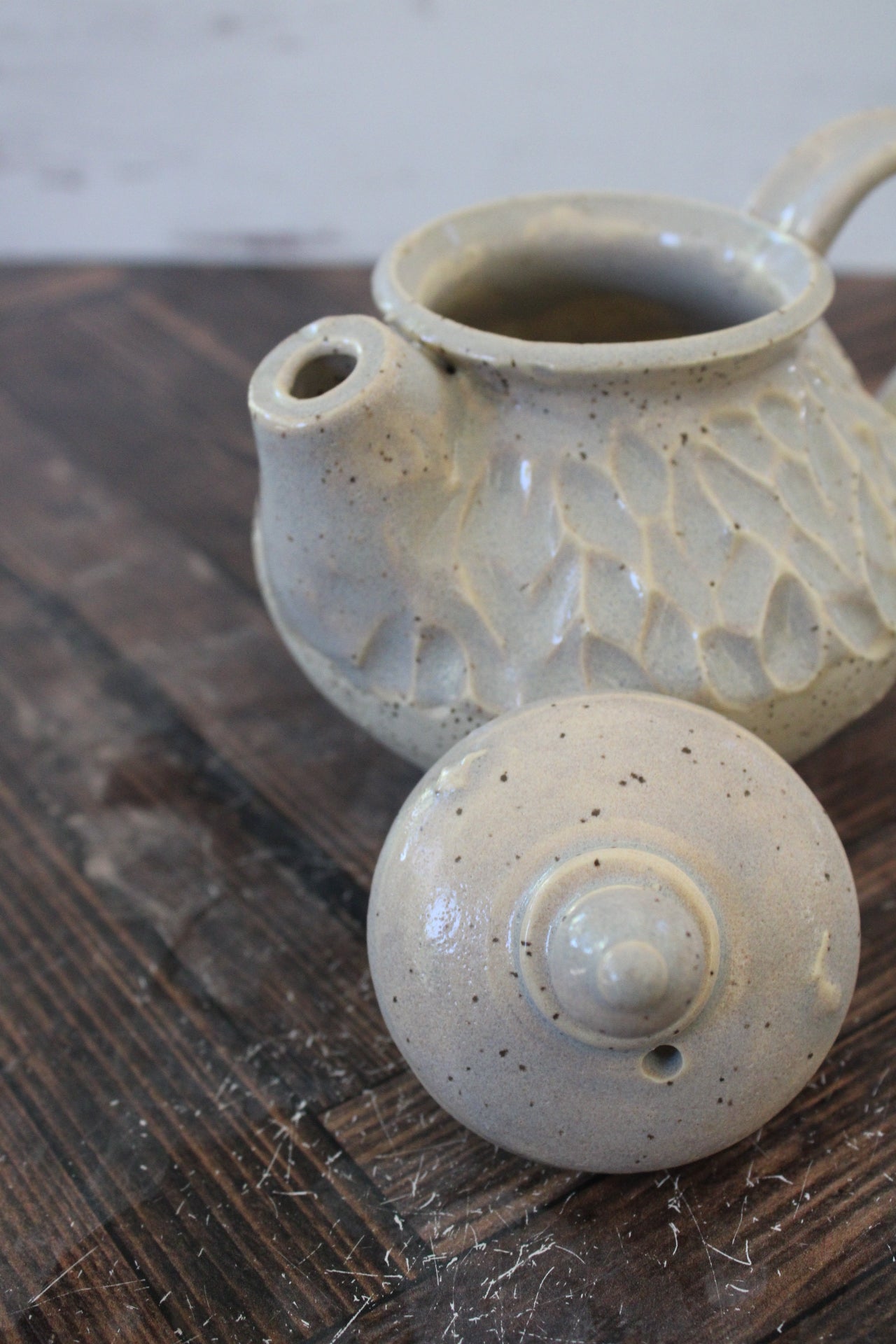 Moon Stone On the Rocks Personal Tea Pot