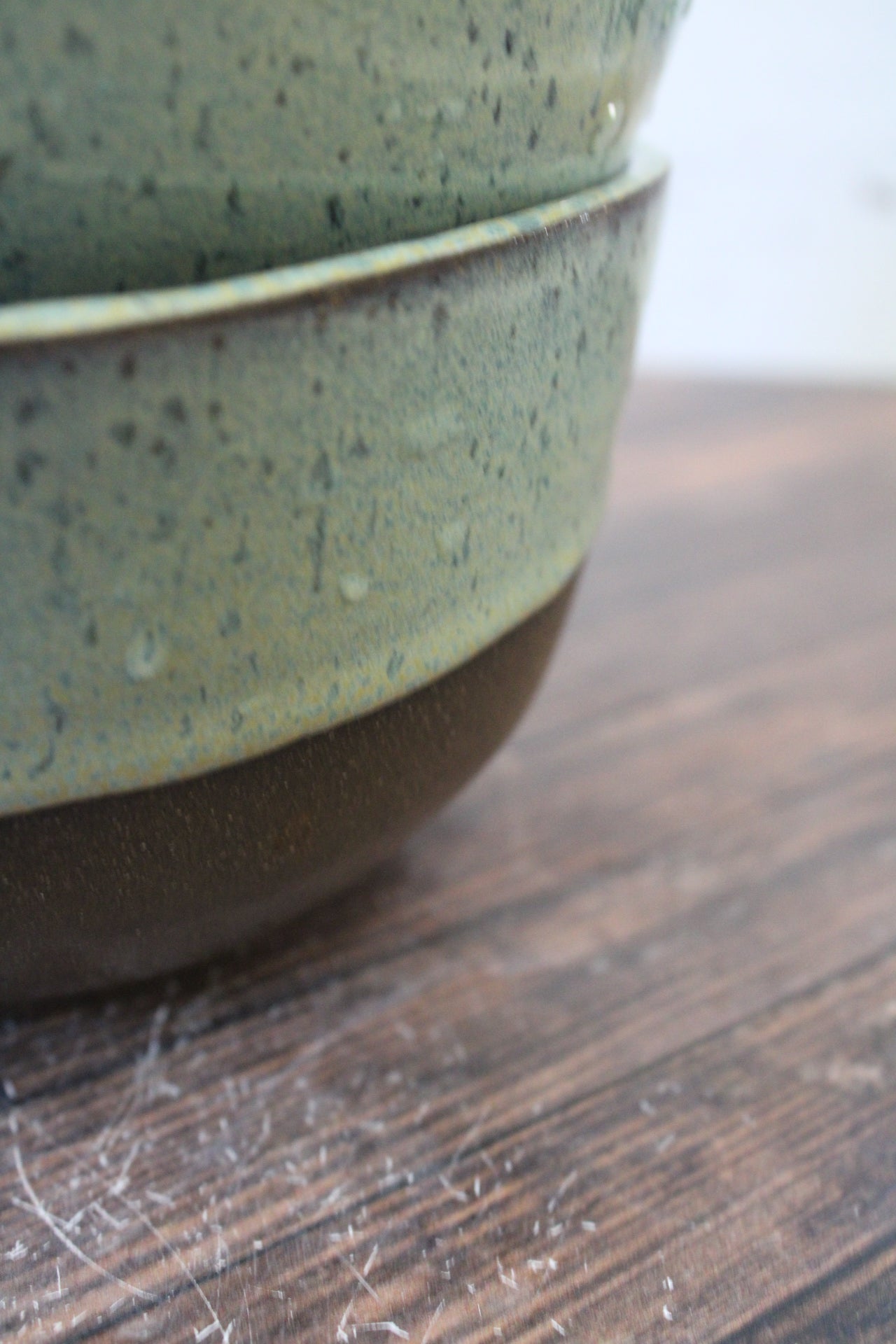 Large Soup/ Pho/ Salad/ Poke Bowls- Sea Foam on Black