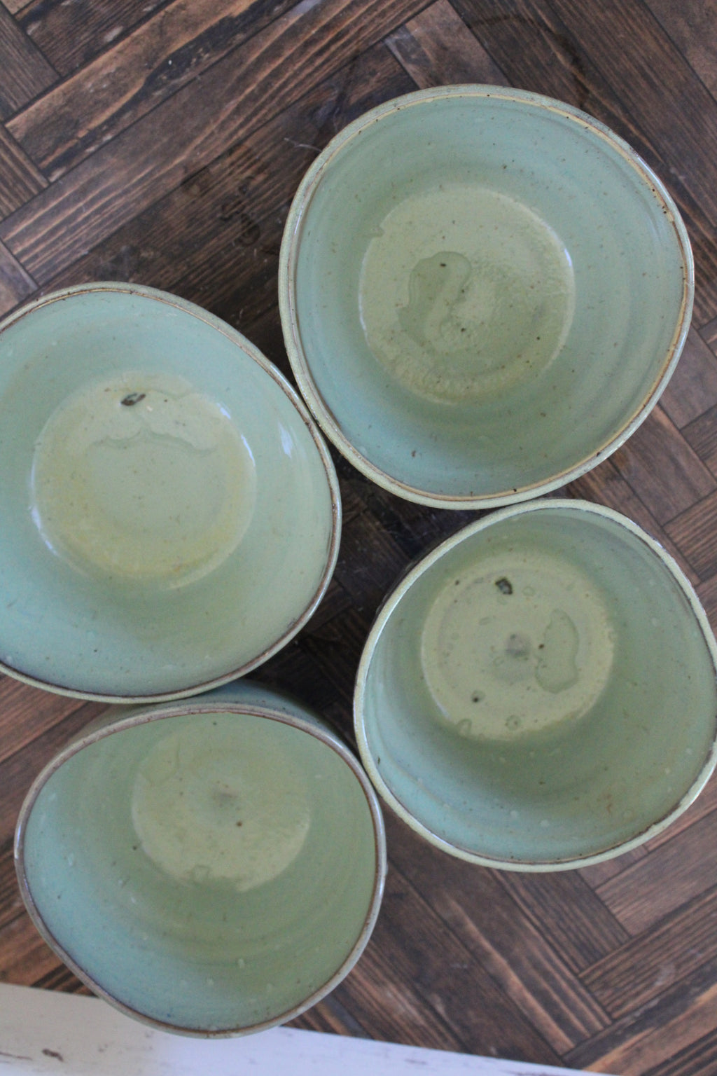 Large Soup/ Pho/ Salad/ Poke Bowls- Marbled Sea Foam
