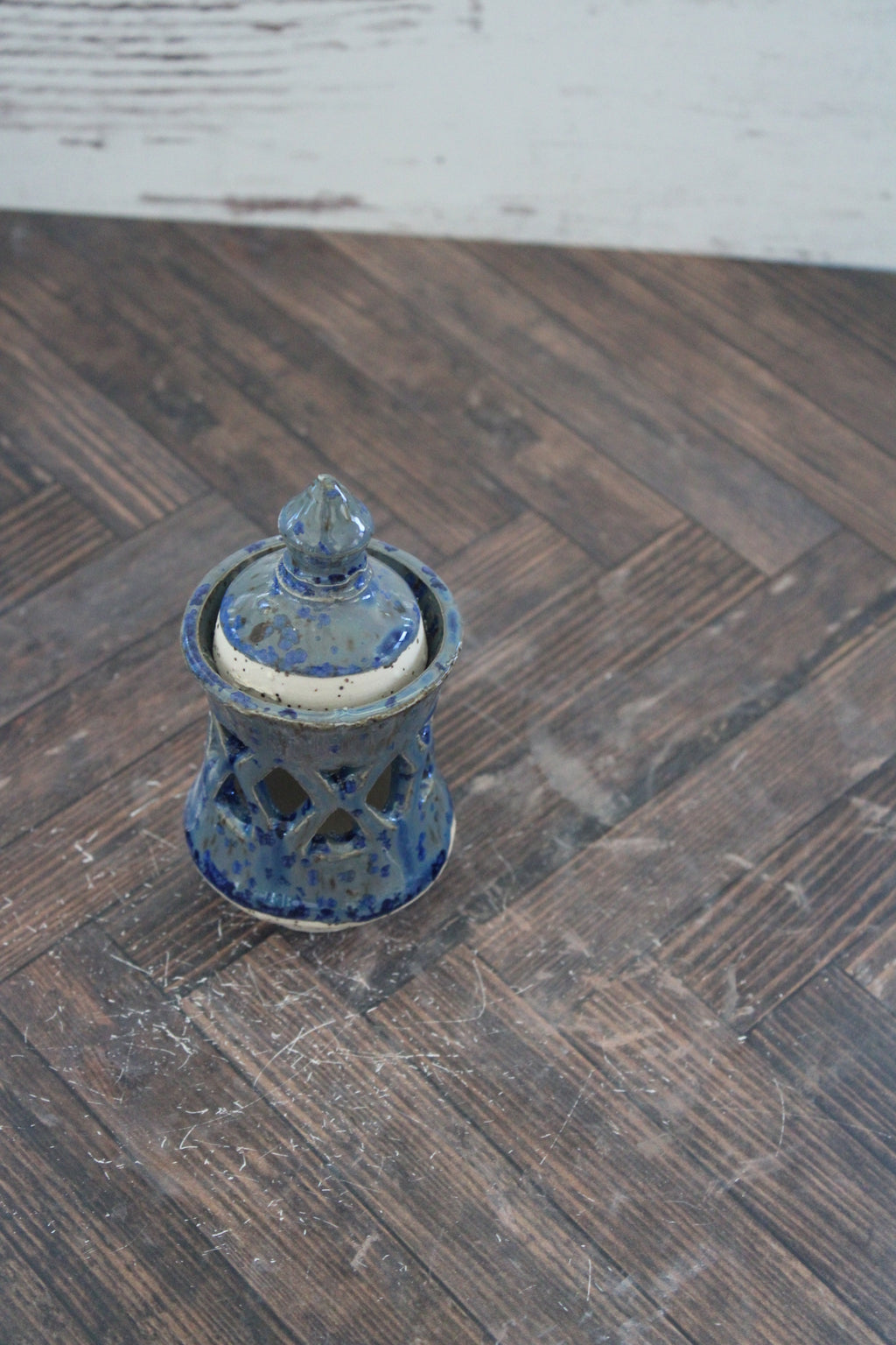Denim Tall Incense Burner