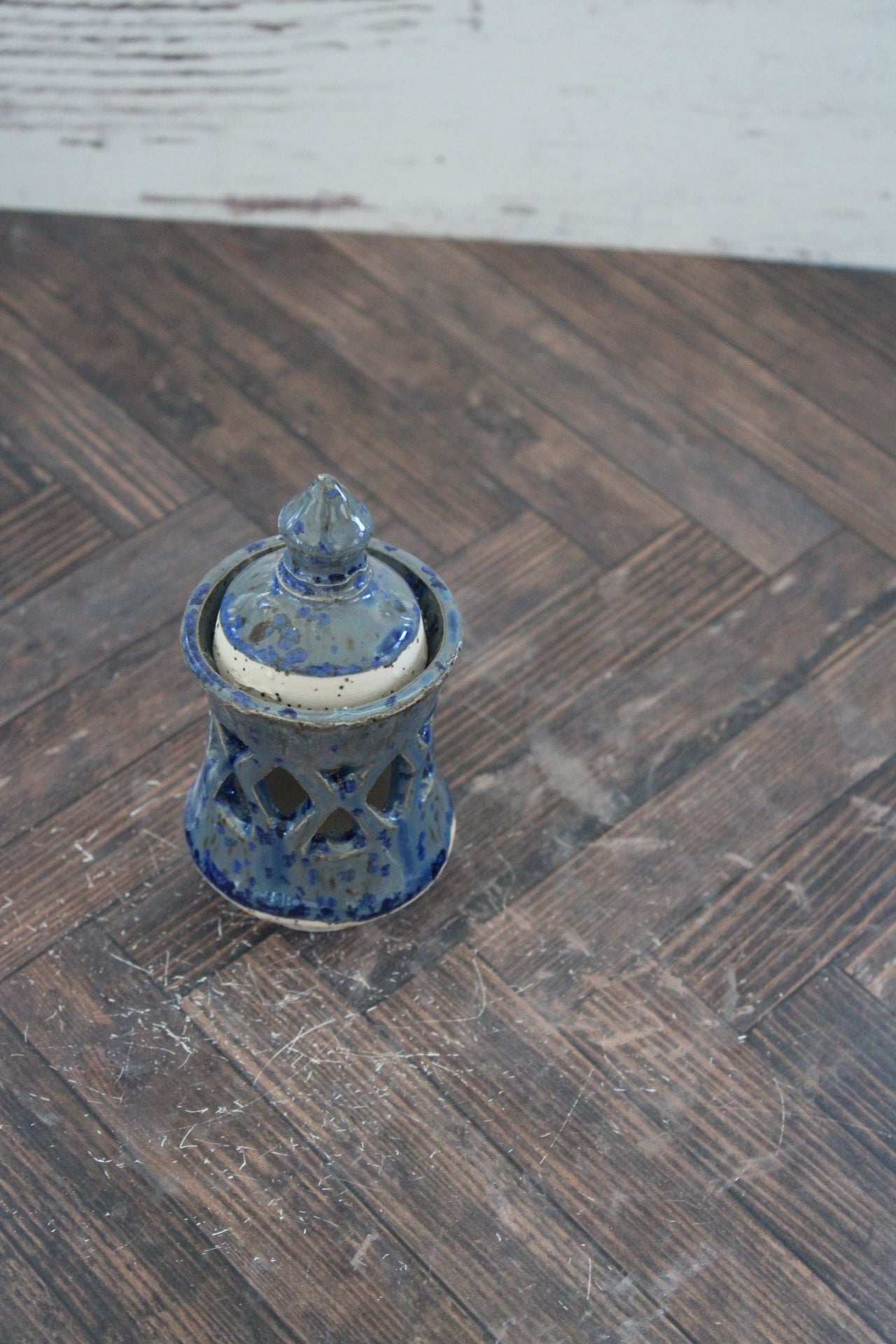 Denim Tall Incense Burner