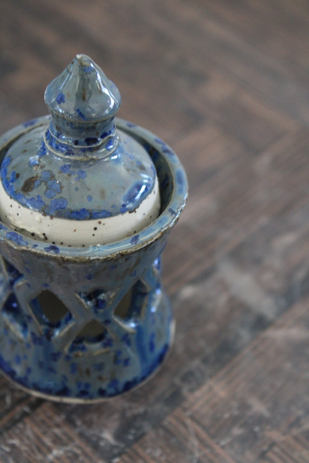 Denim Tall Incense Burner