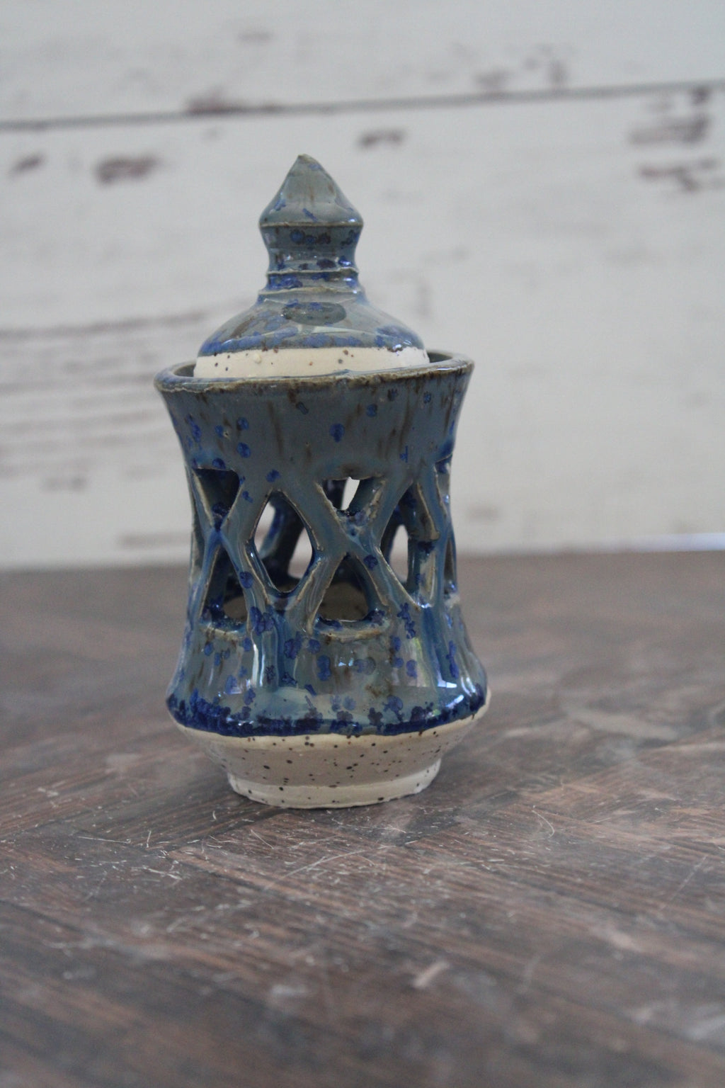 Denim Tall Incense Burner