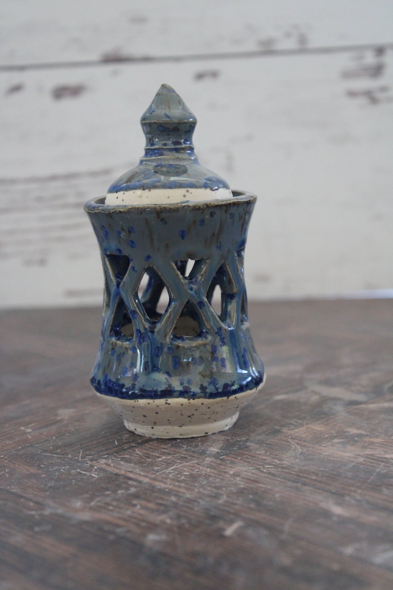 Denim Tall Incense Burner
