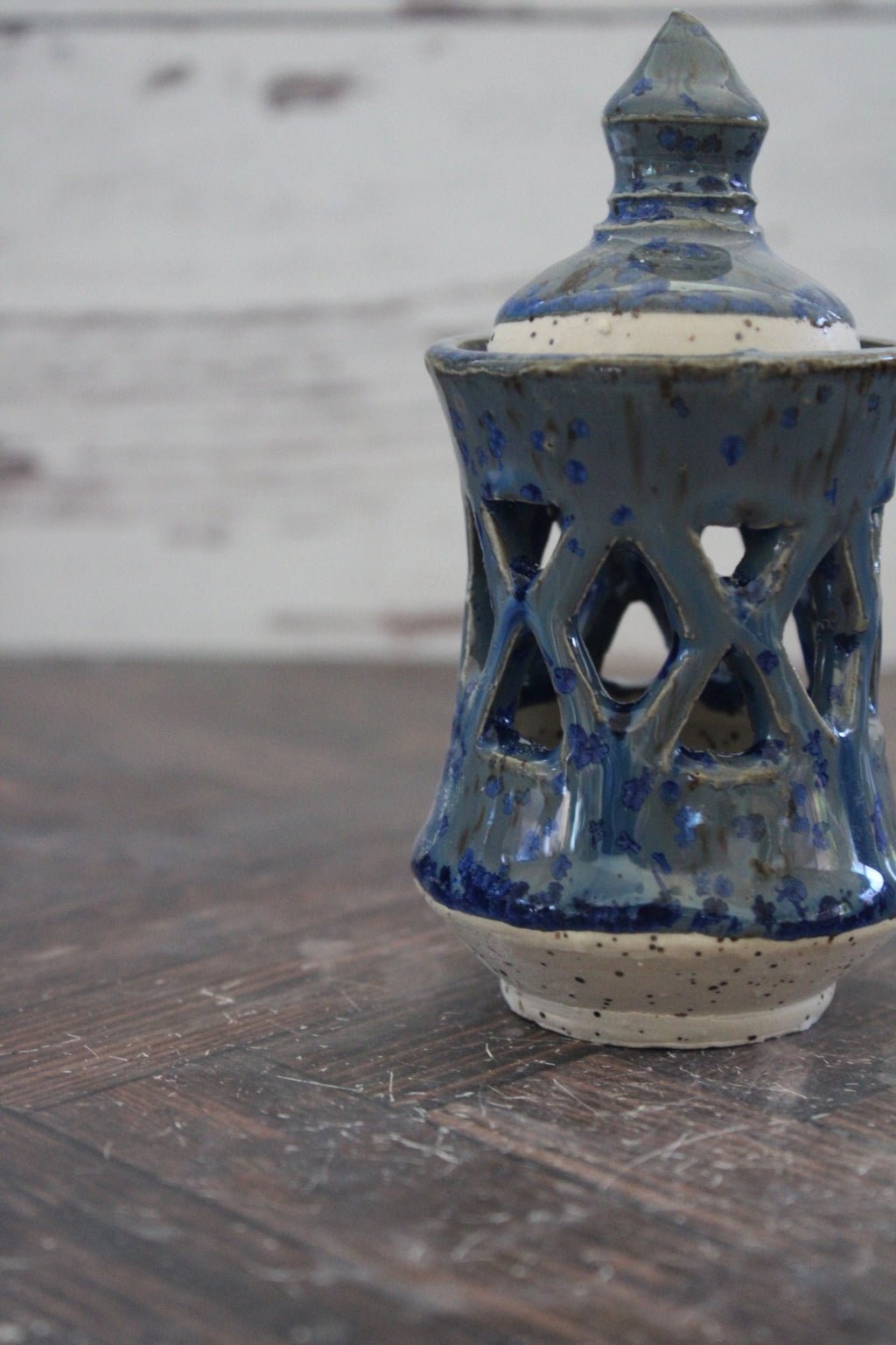 Denim Tall Incense Burner