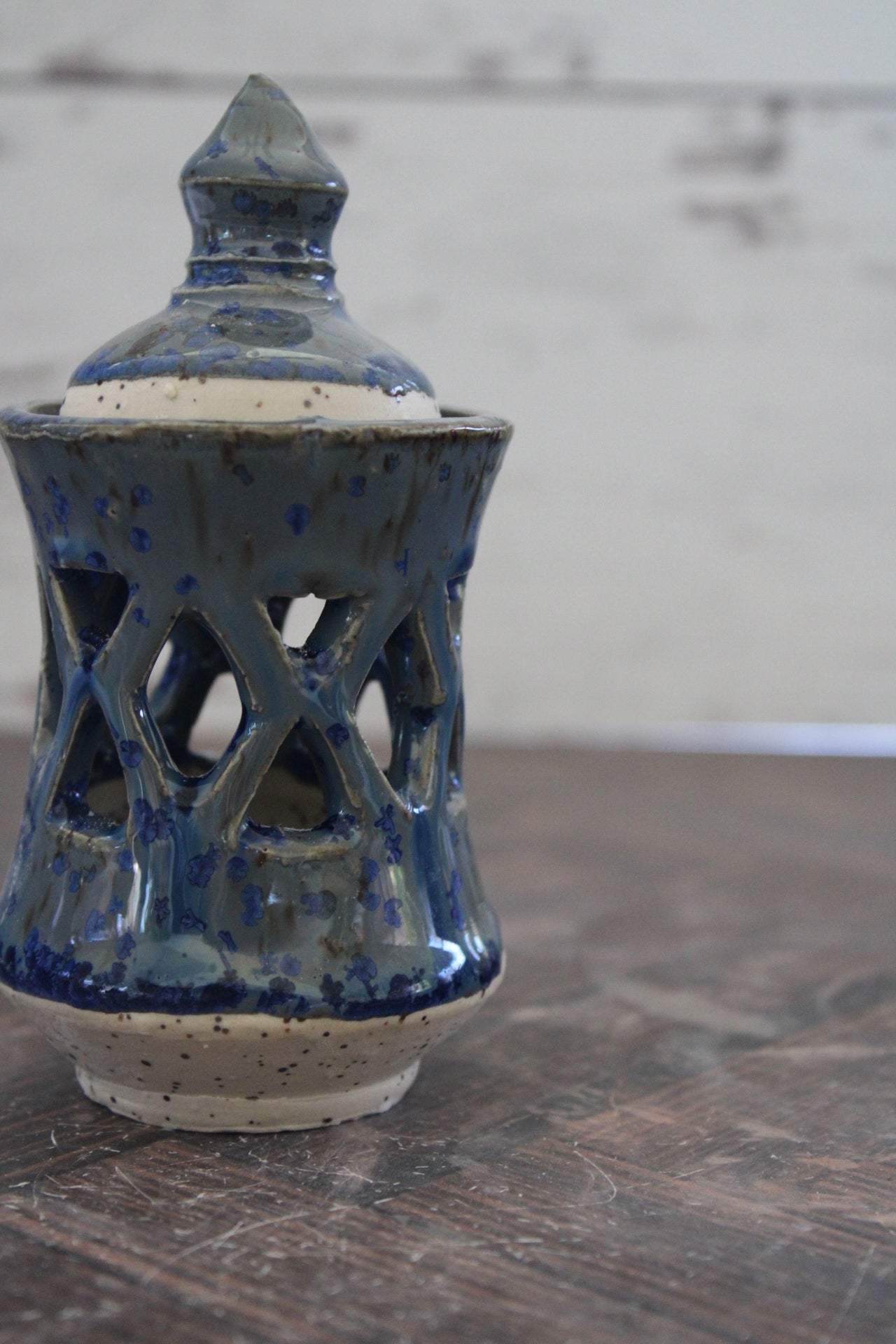 Denim Tall Incense Burner