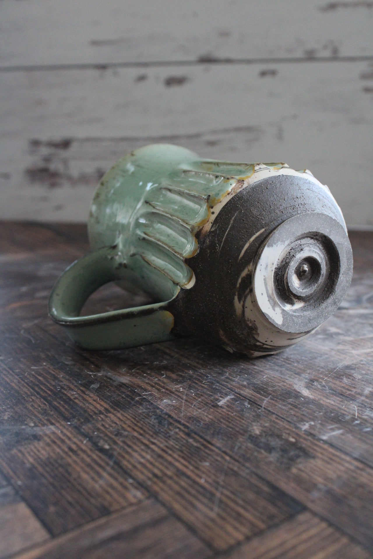 Marbled thick lines Mug