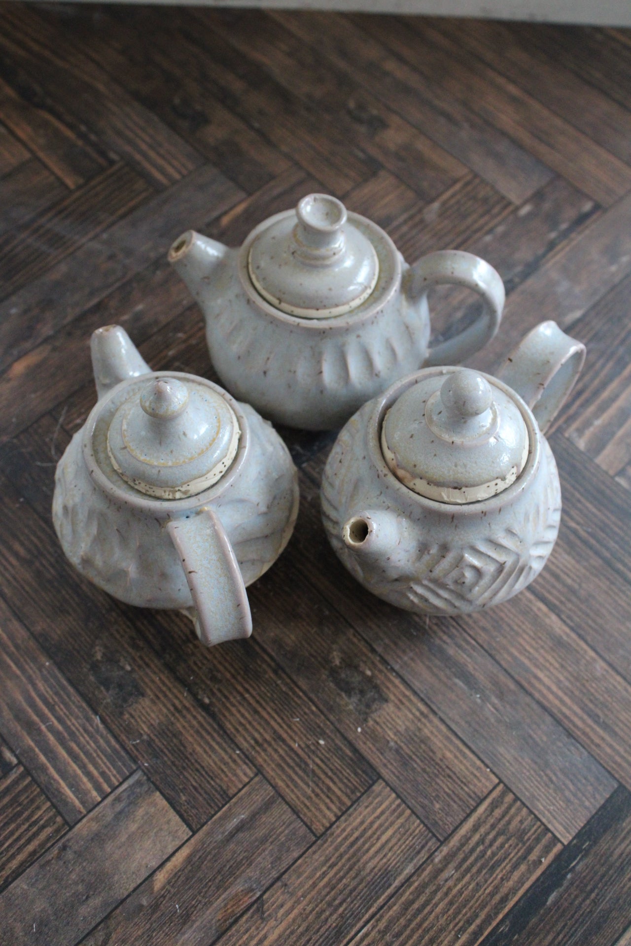 Snow Mini Teapots