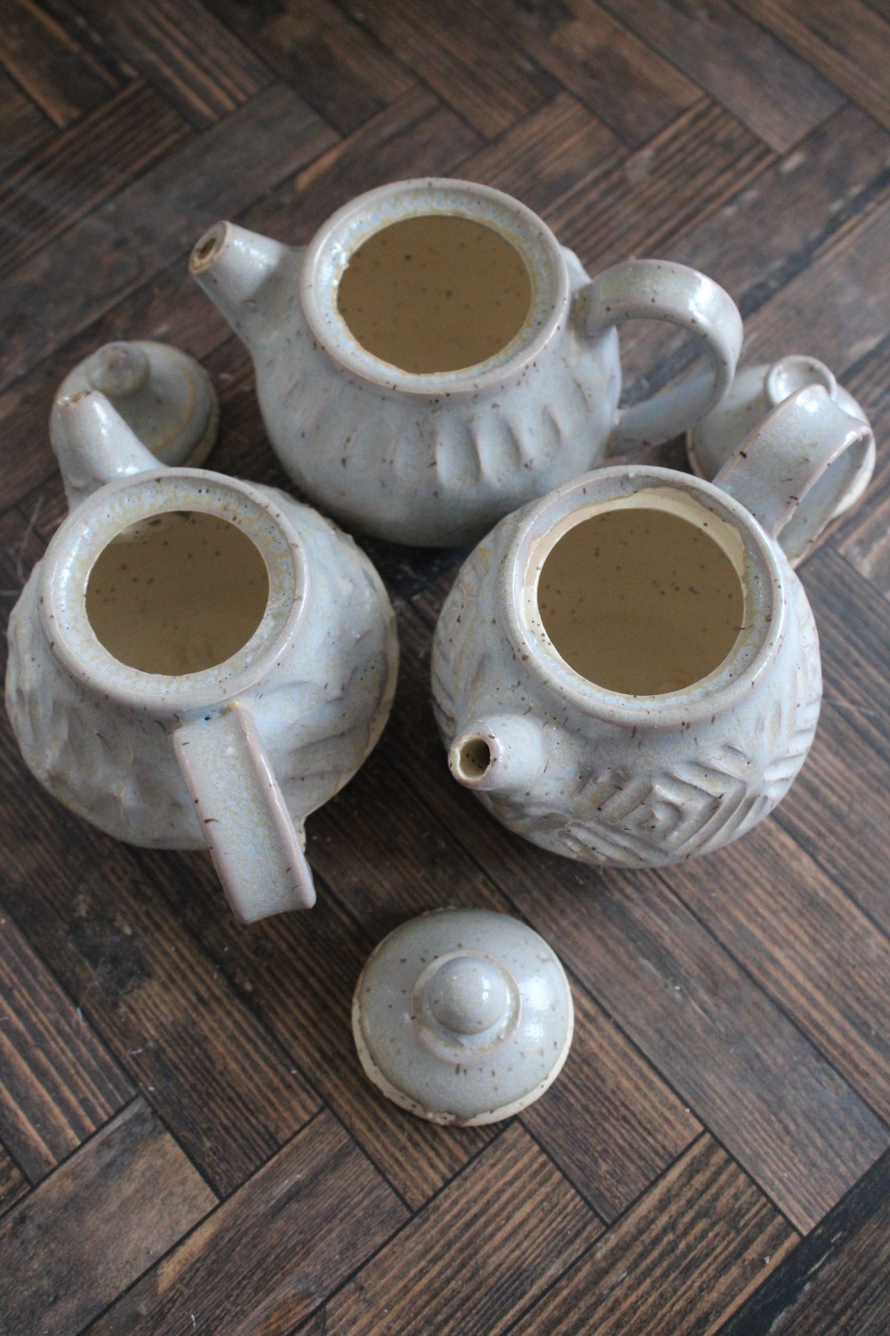 Snow Mini Teapots