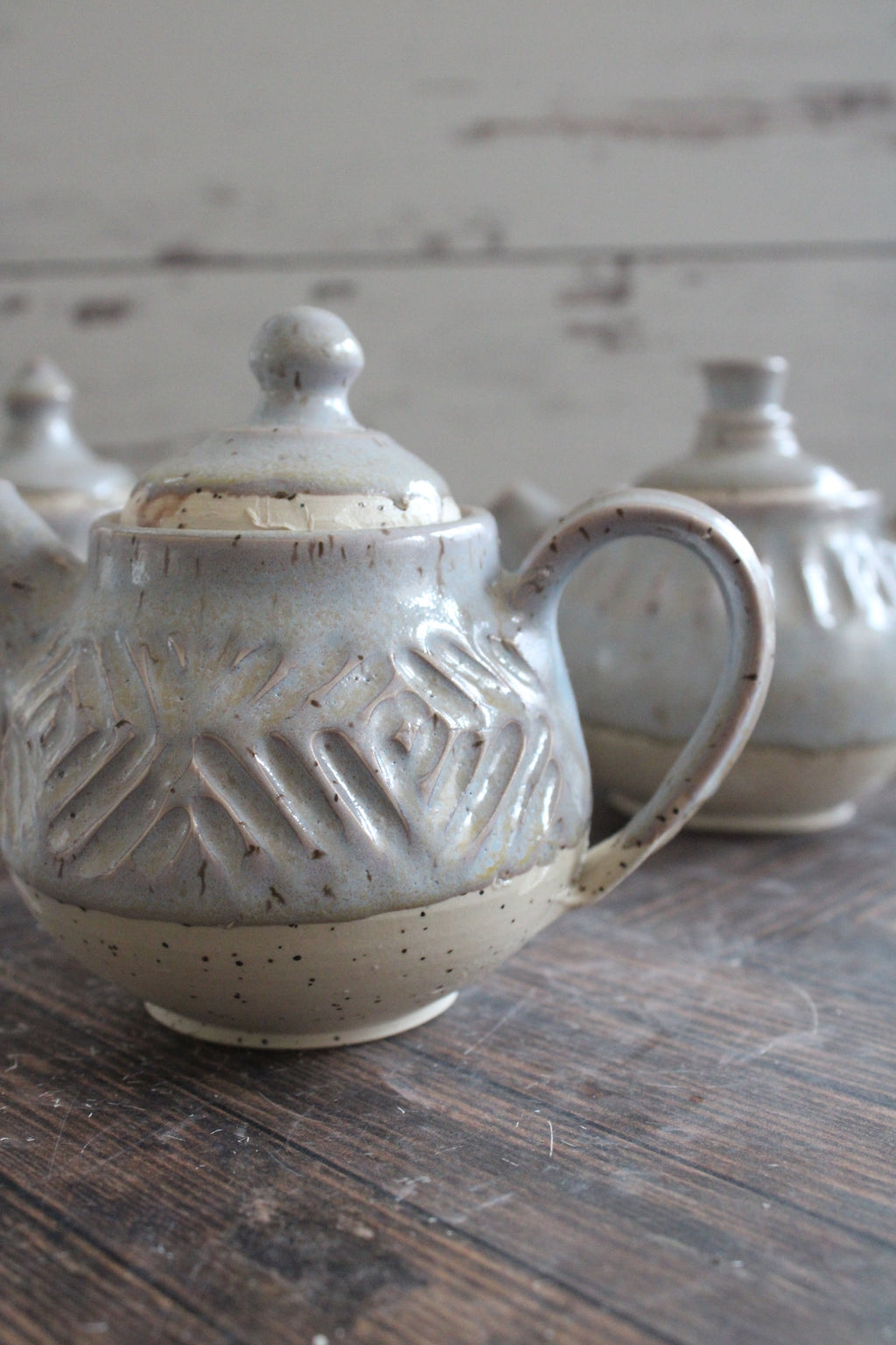 Snow Mini Teapots