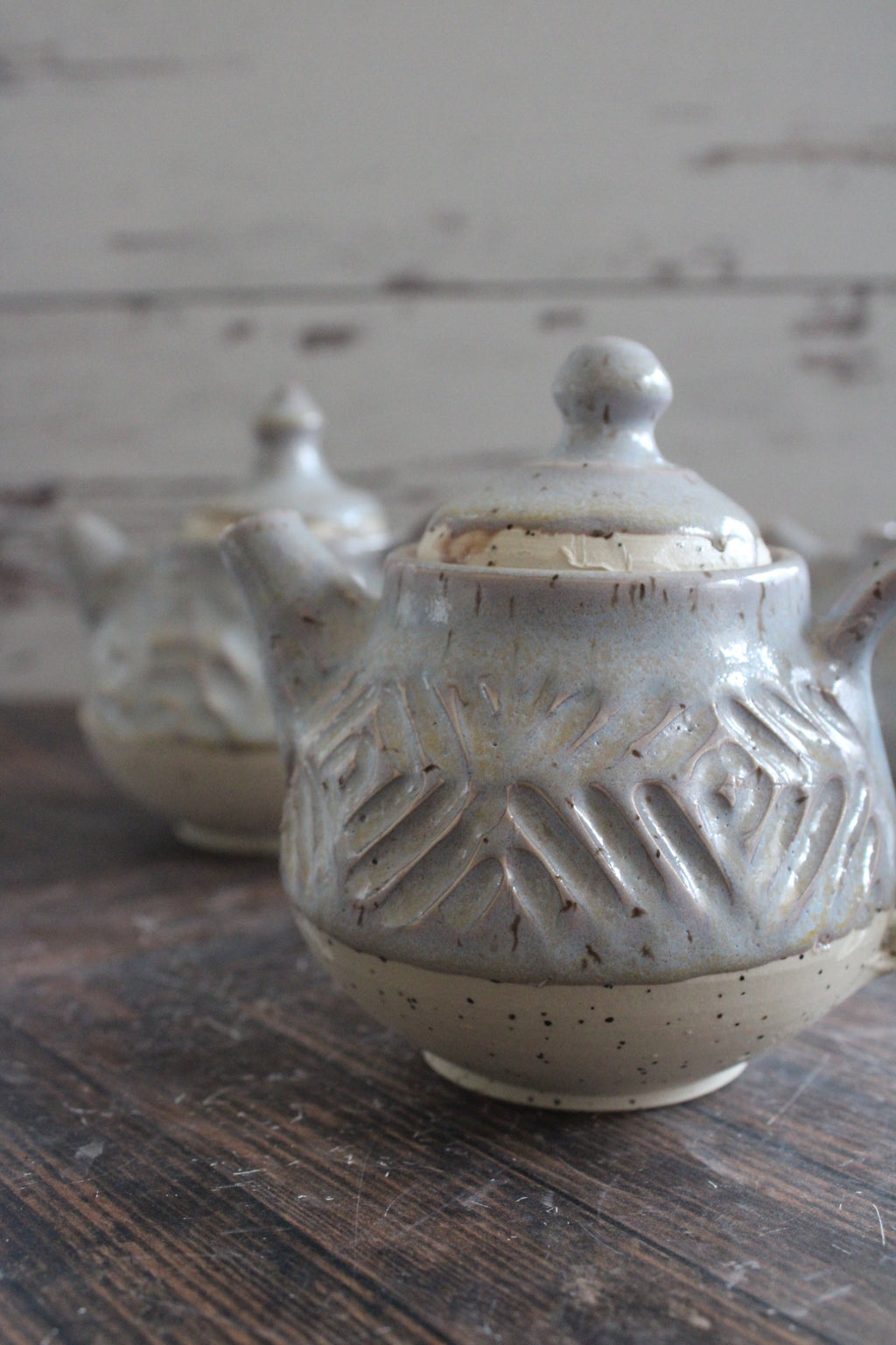 Snow Mini Teapots
