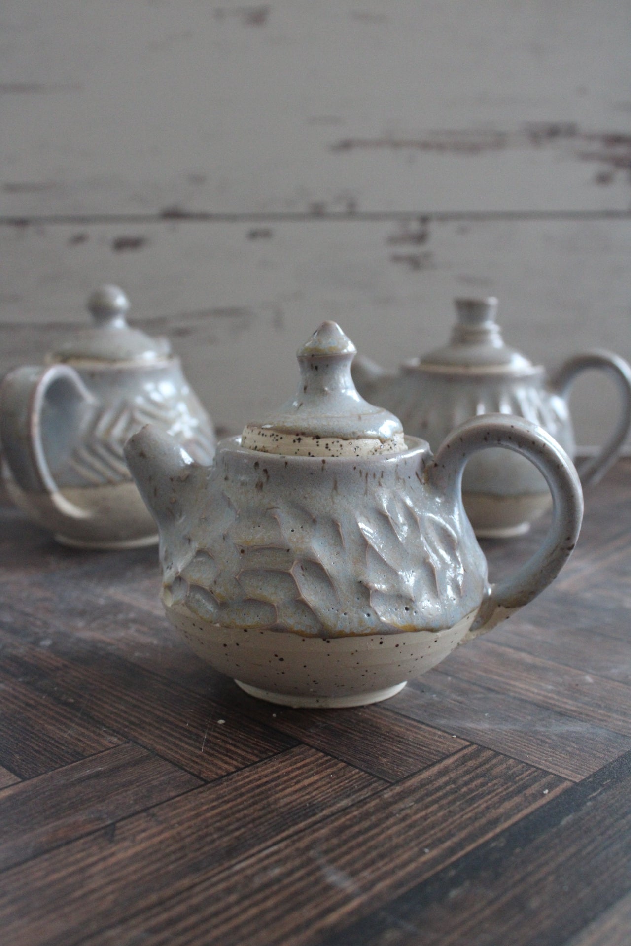 Snow Mini Teapots
