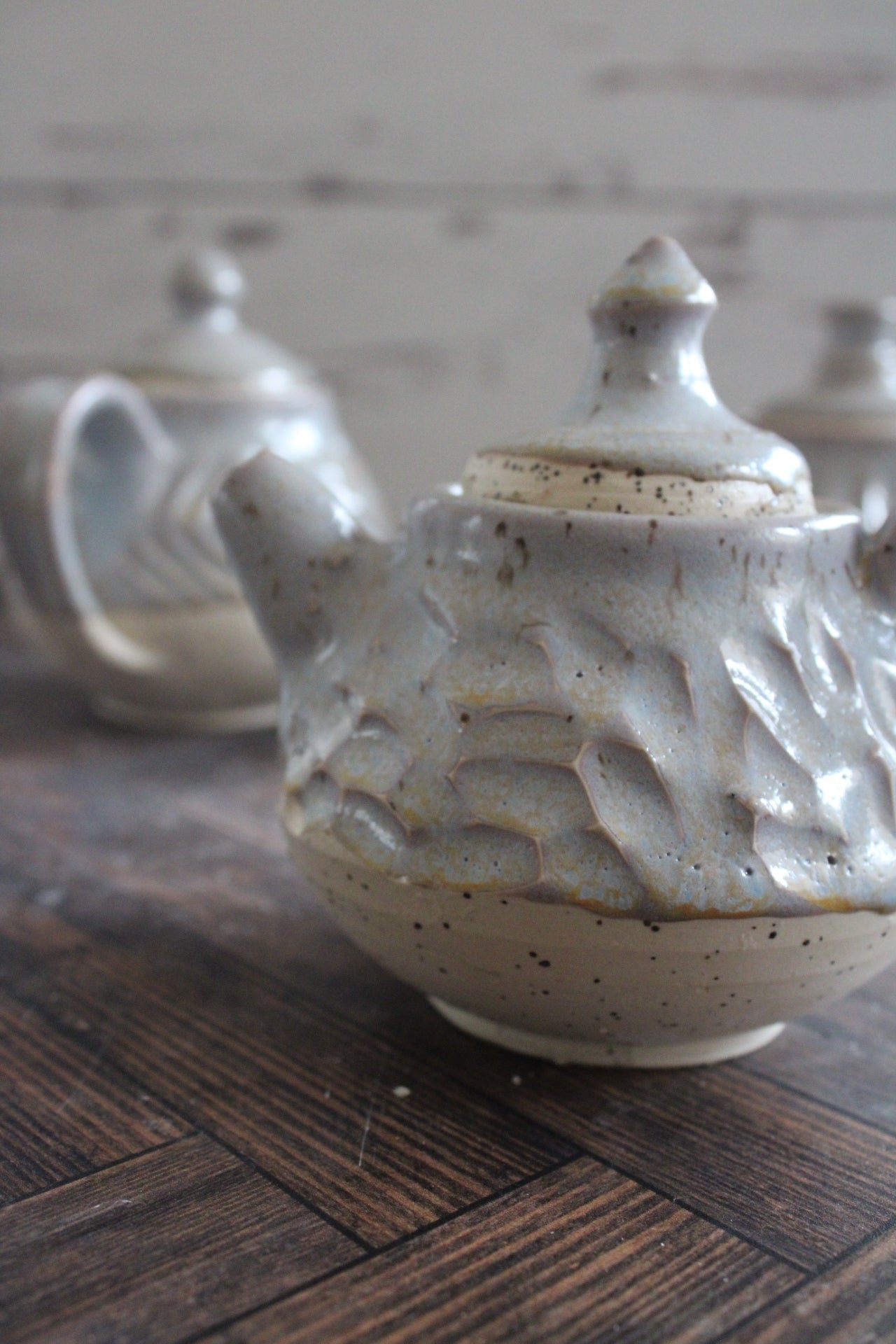 Snow Mini Teapots
