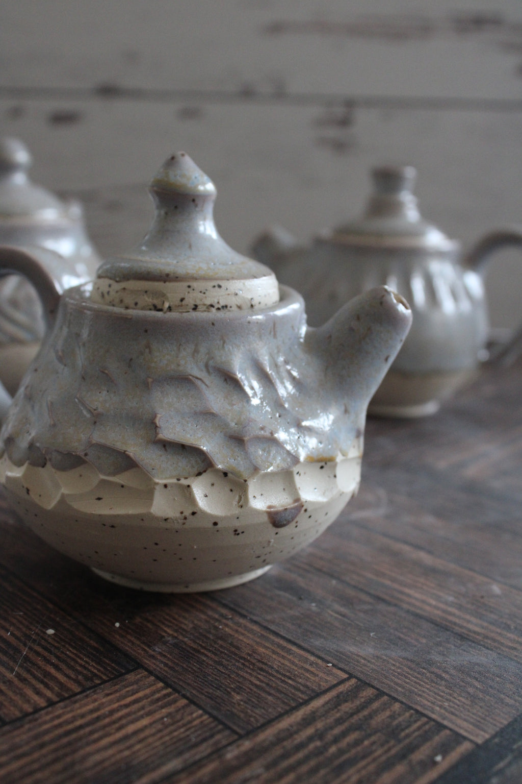 Snow Mini Teapots