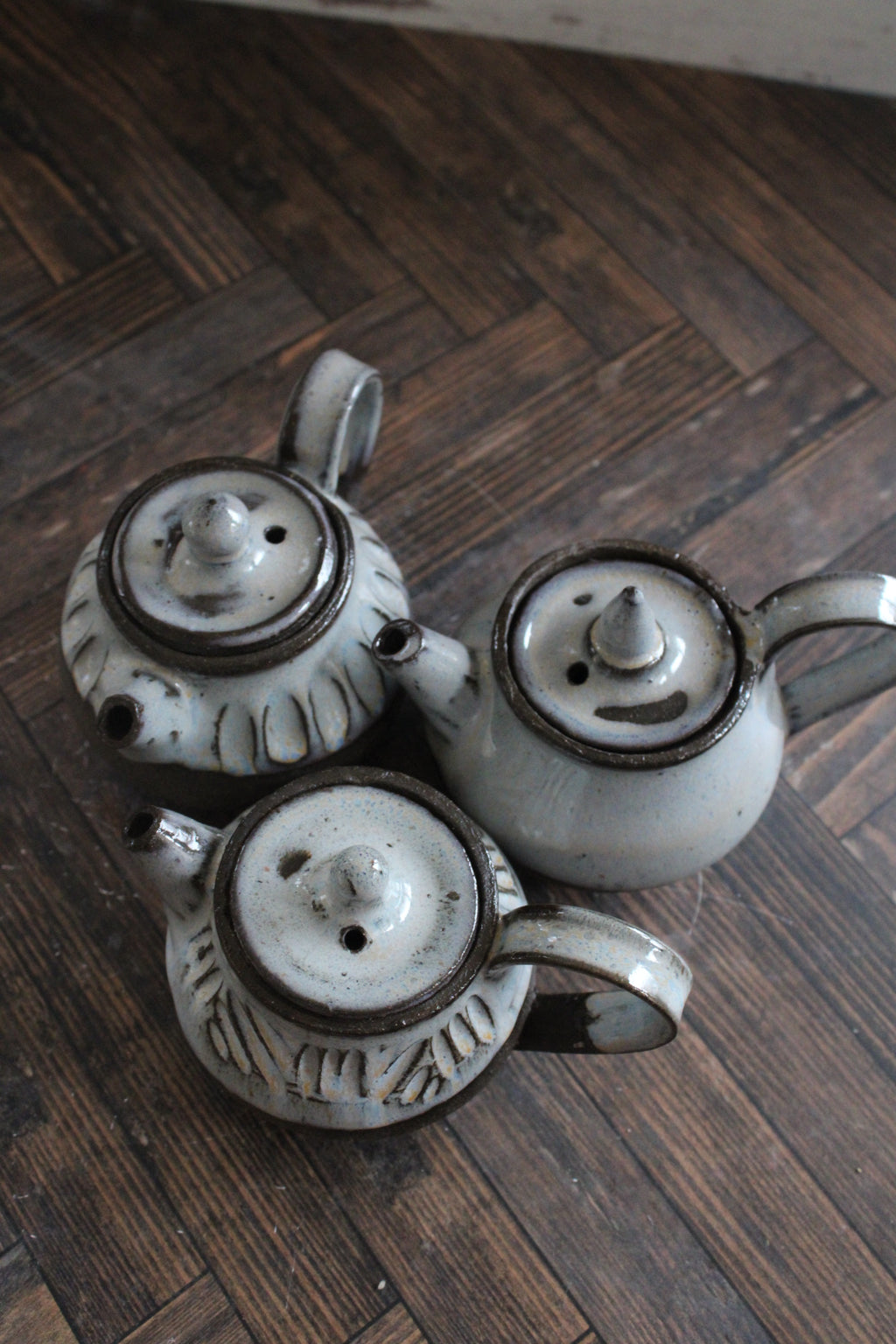 Midnight Snow Mini Teapots