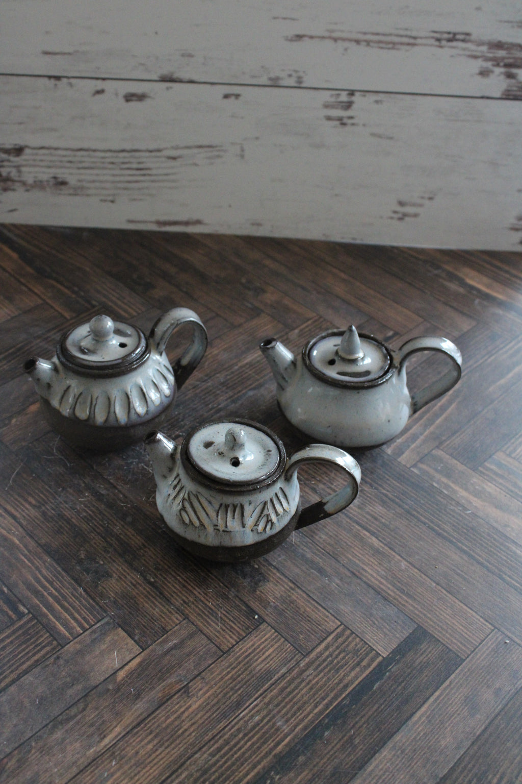 Midnight Snow Mini Teapots