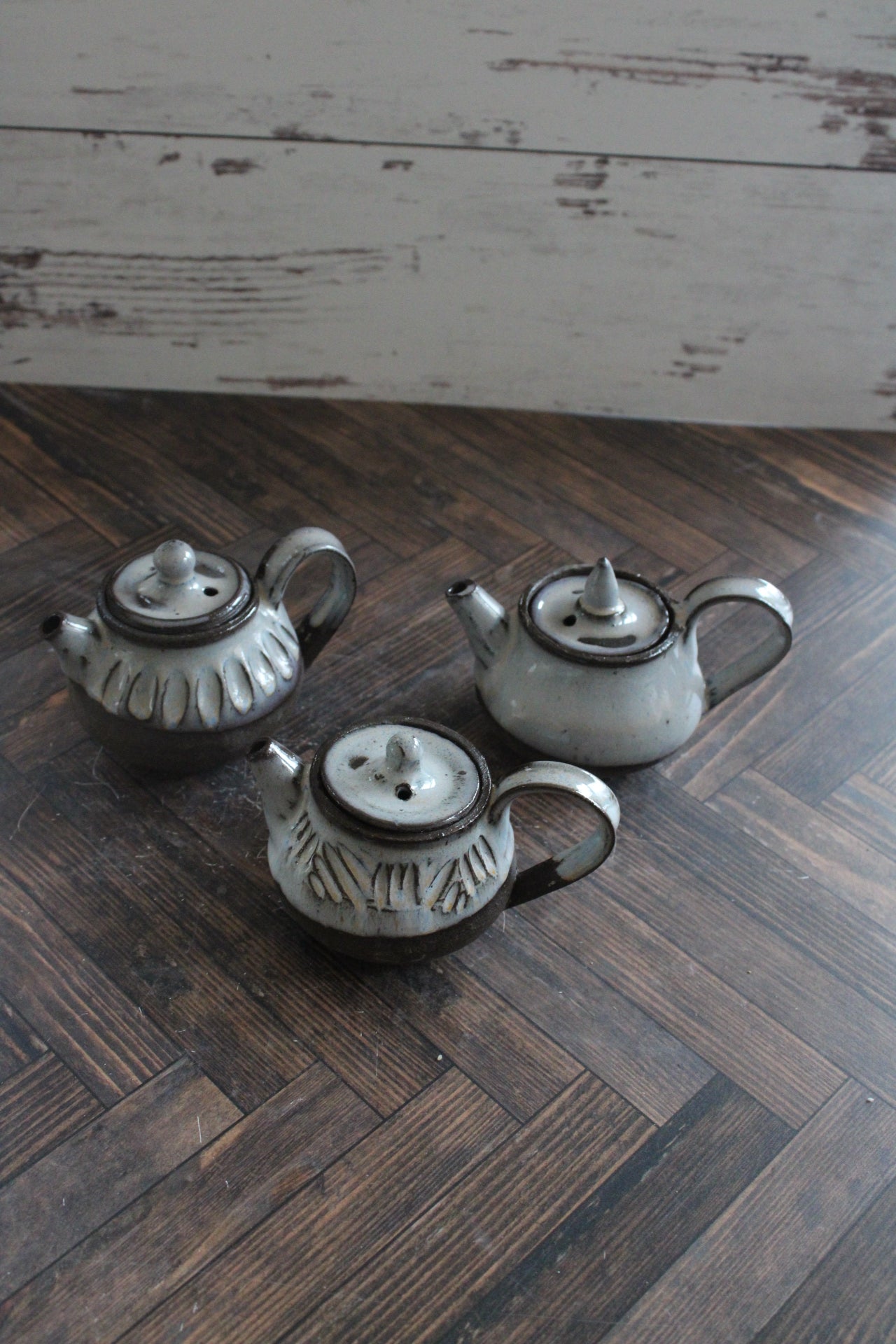 Midnight Snow Mini Teapots
