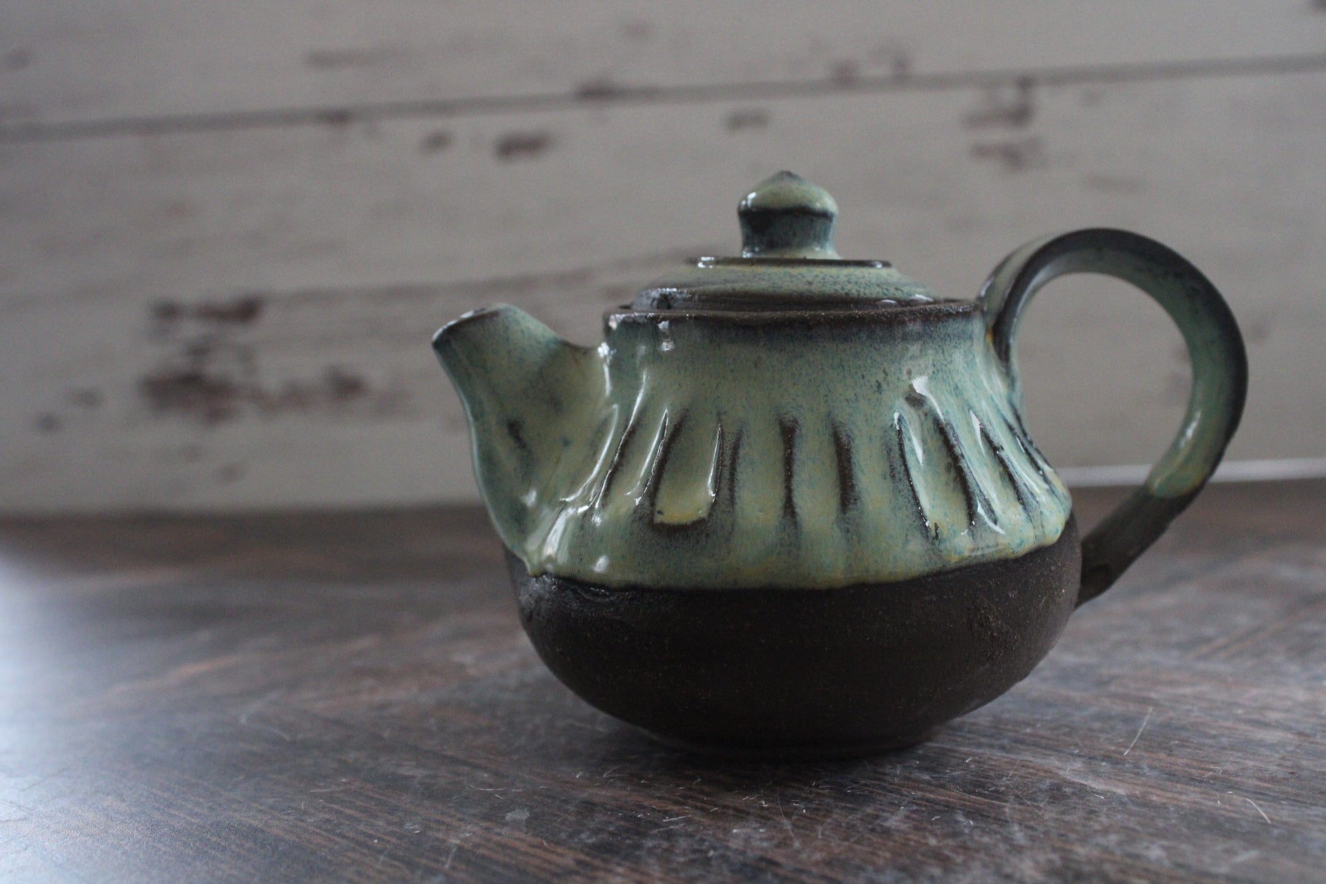 Midnight Sea Foam Mini Teapots