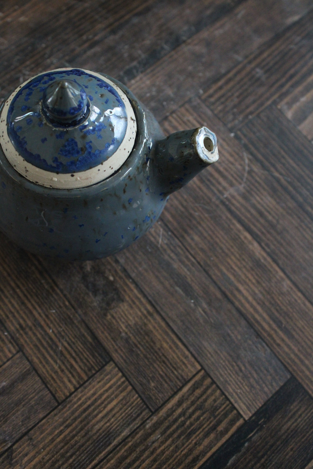 Denim Mini Teapot