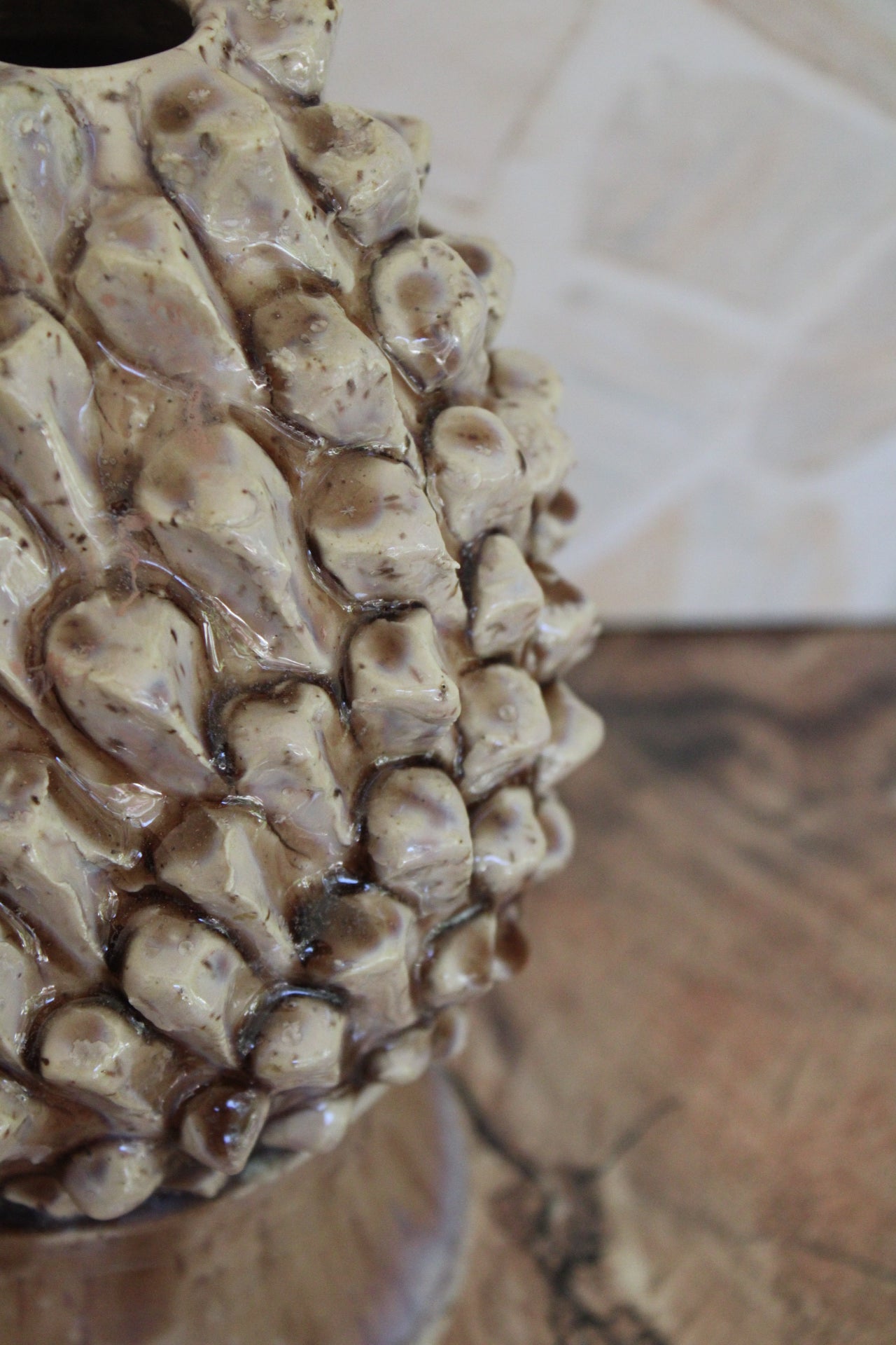 Mother of Pearl Artichoke Vessel