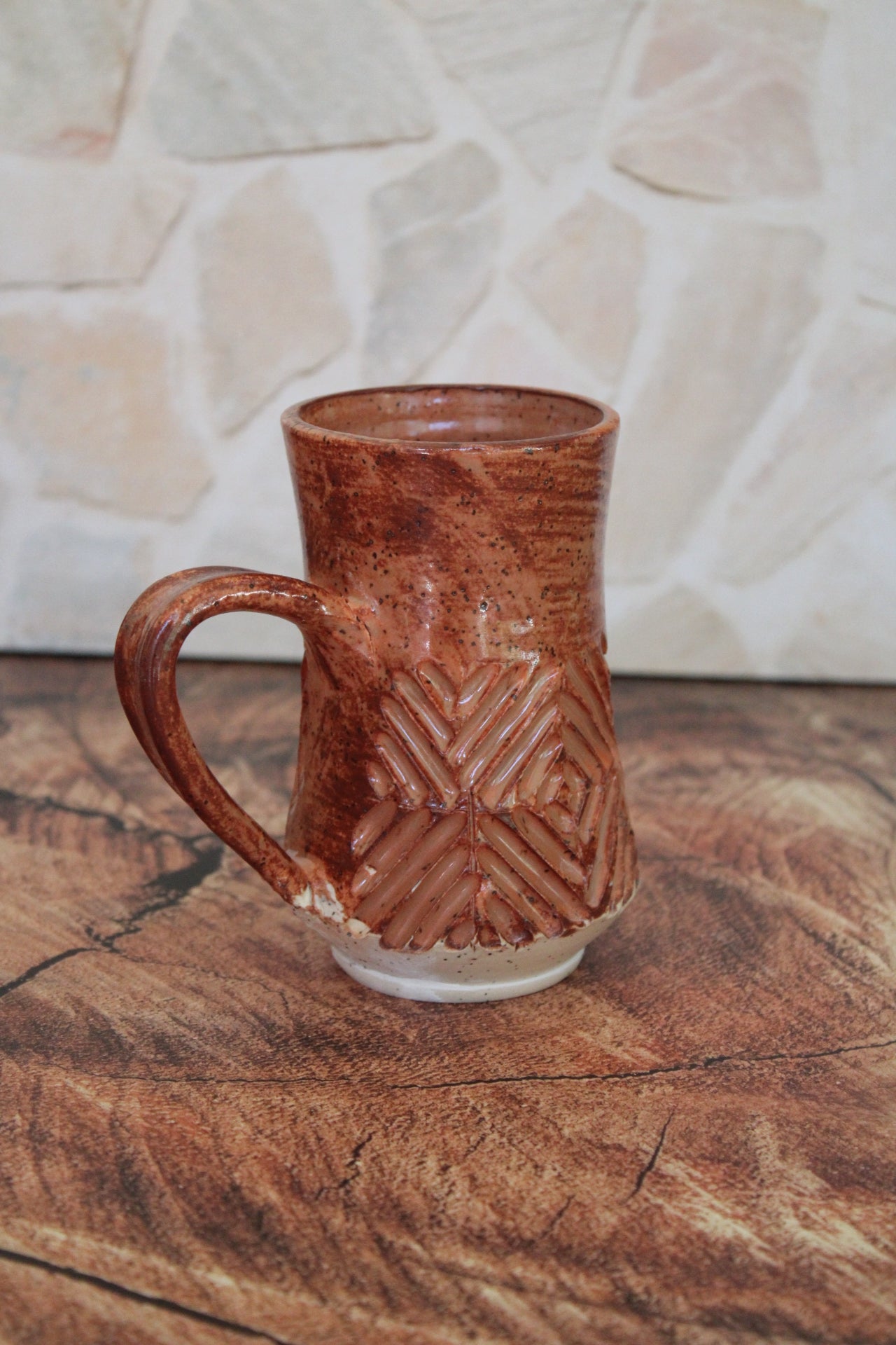 Hibiscus Cross Cross Mug