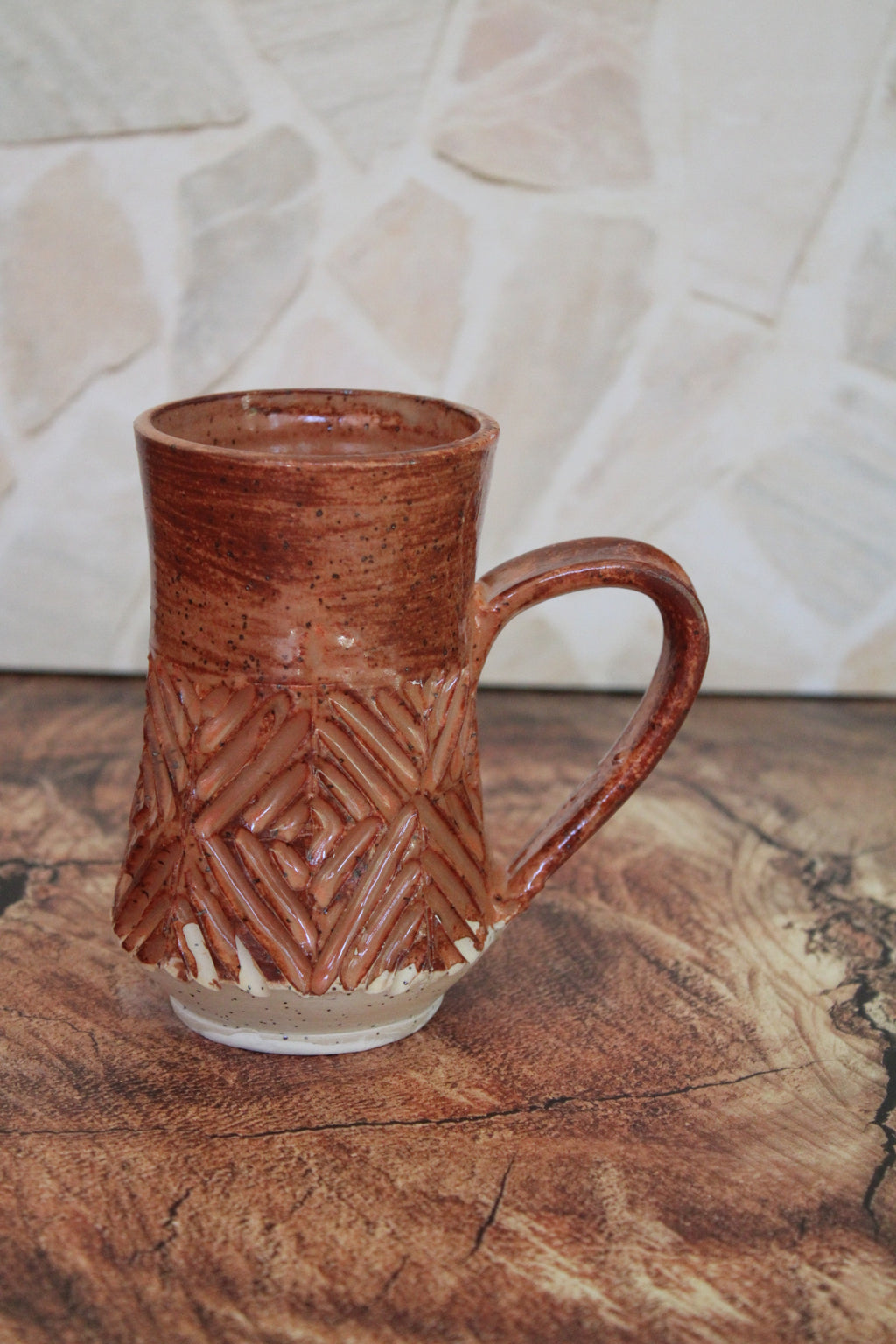 Hibiscus Cross Cross Mug